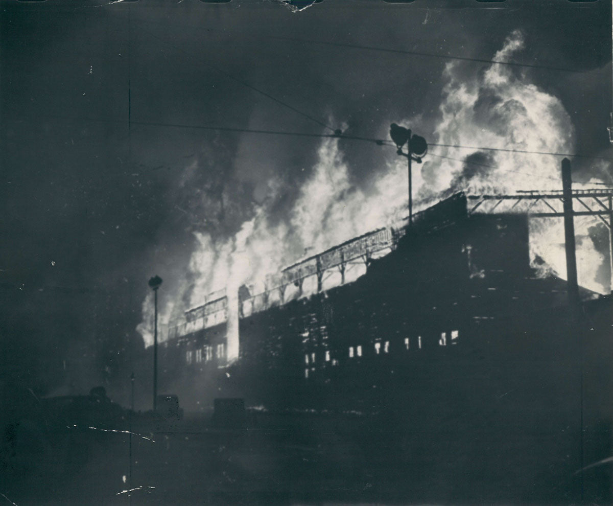 Fire Destroys Oriole Park