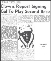 Toni Stone - Negro Leagues First Female Player