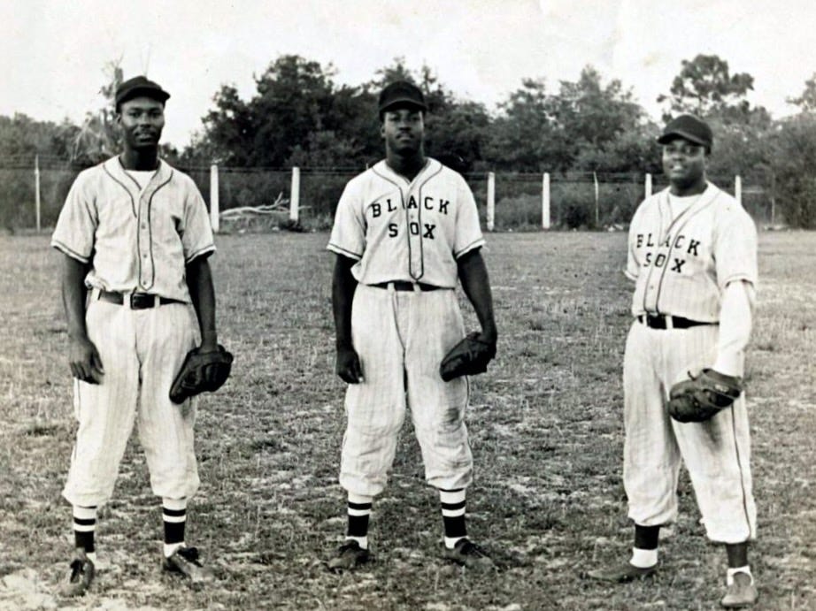 three baltimore black sox players