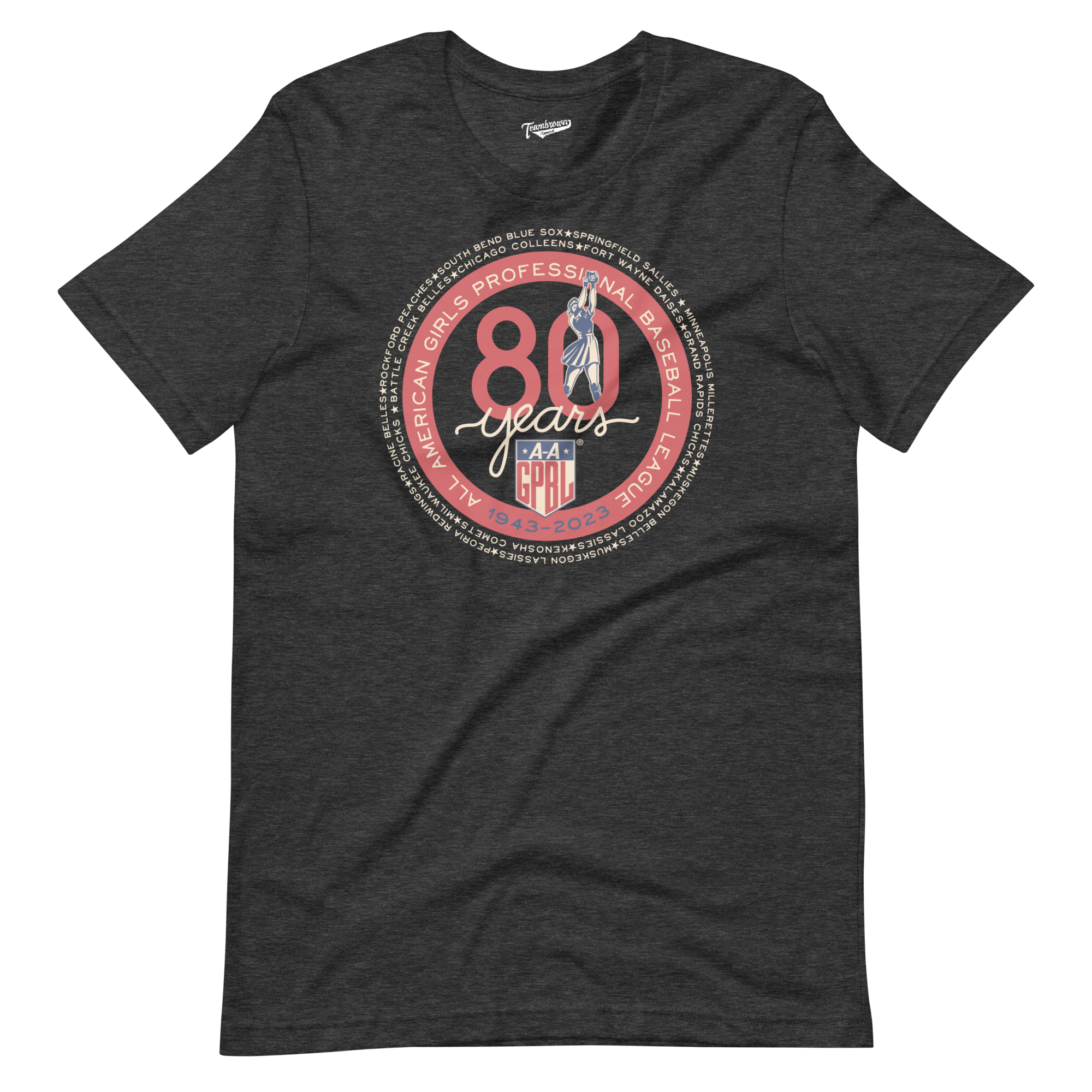 AAGPBL 80th Anniversary - 1943 - 2023 - Unisex T-Shirt