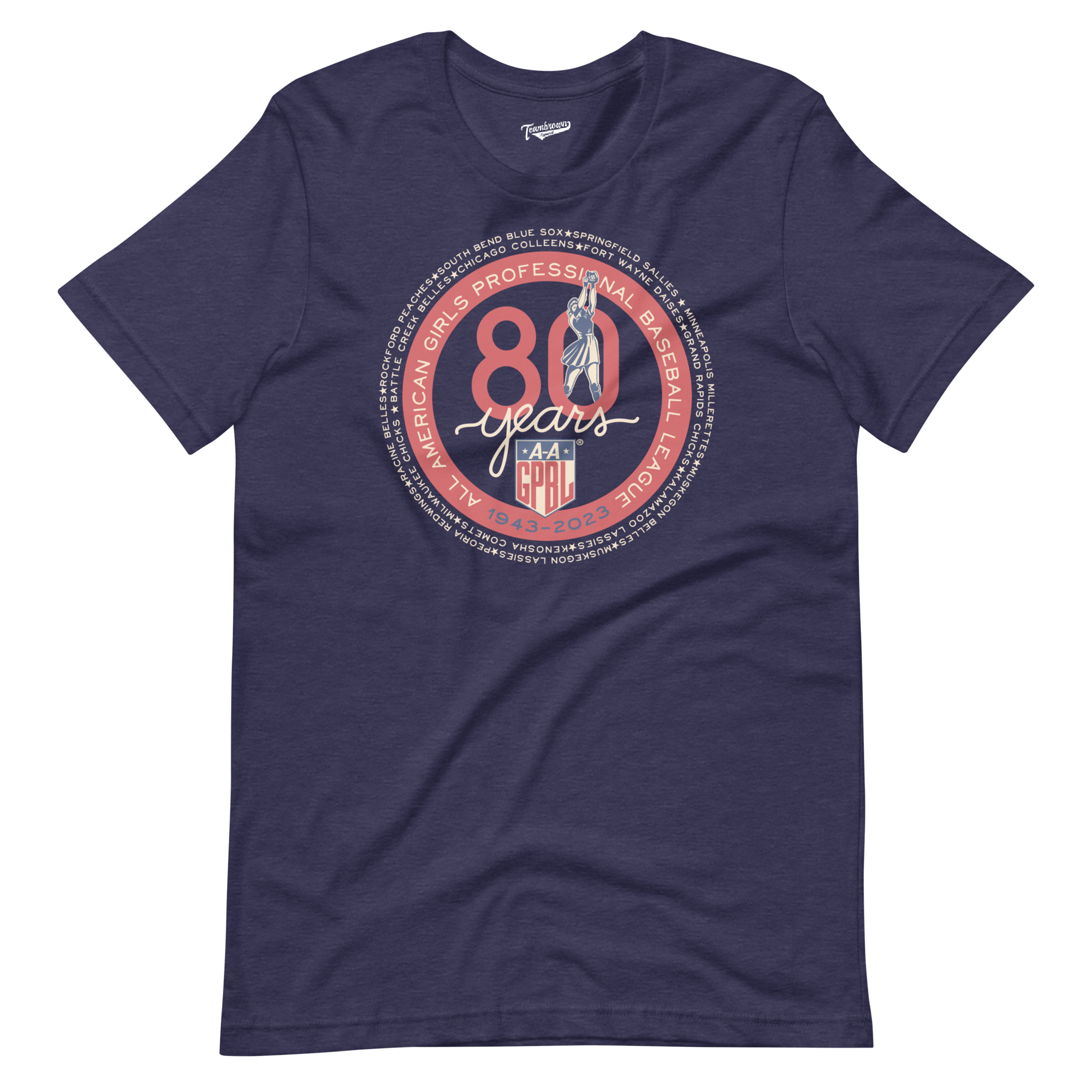 AAGPBL 80th Anniversary - 1943 - 2023 - Unisex T-Shirt