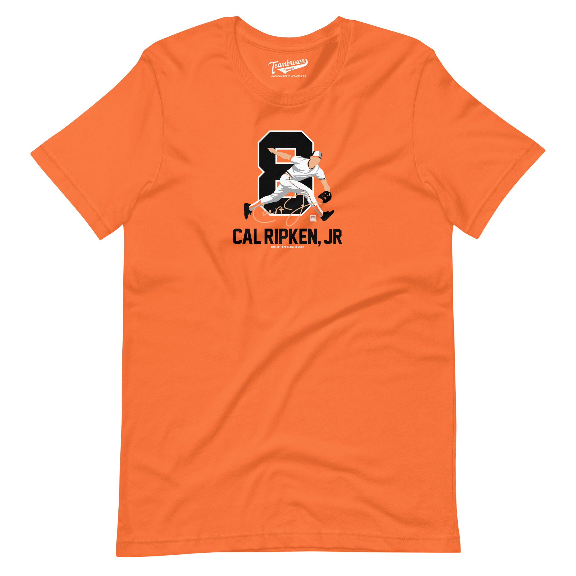 Baseball Hall of Fame Members - Cal Ripken Jr. - Silhouette - Unisex T-Shirt