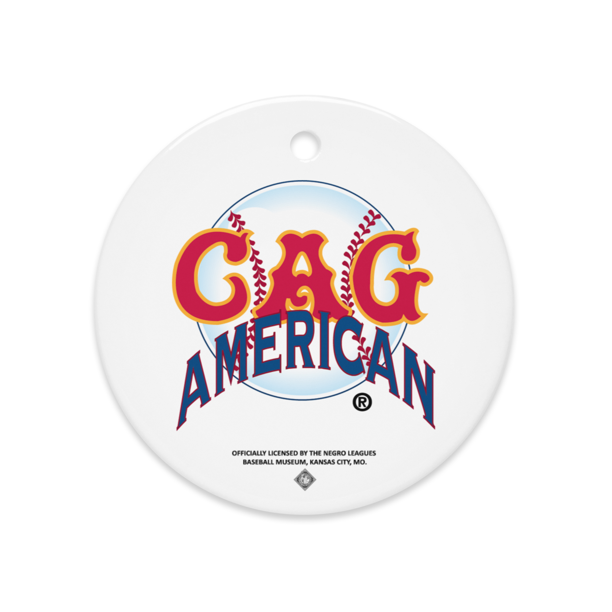 Chicago American Giants - Ceramic 2-Sided Ornament