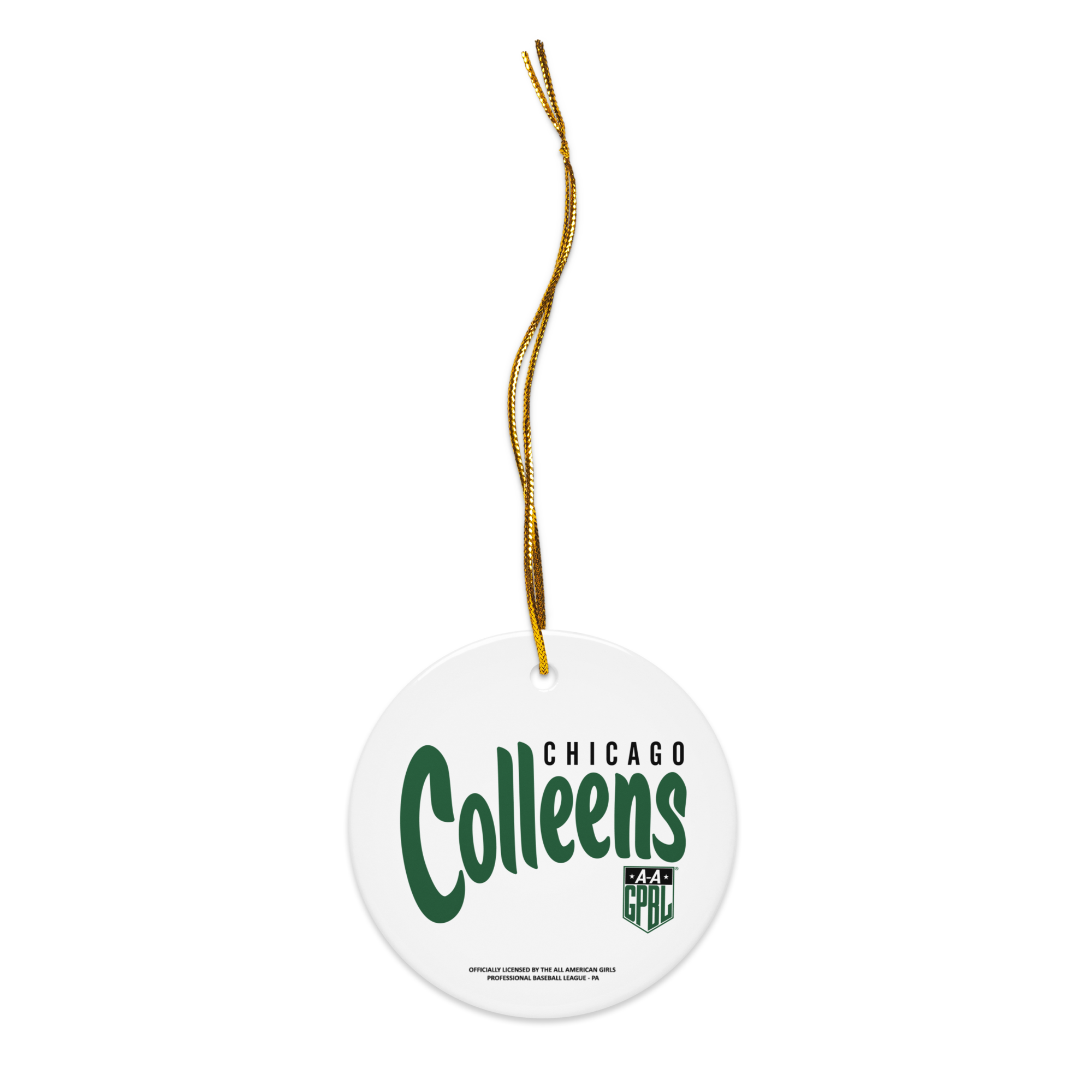 Chicago Colleens - Classic Color - Ceramic 2-Sided Ornament