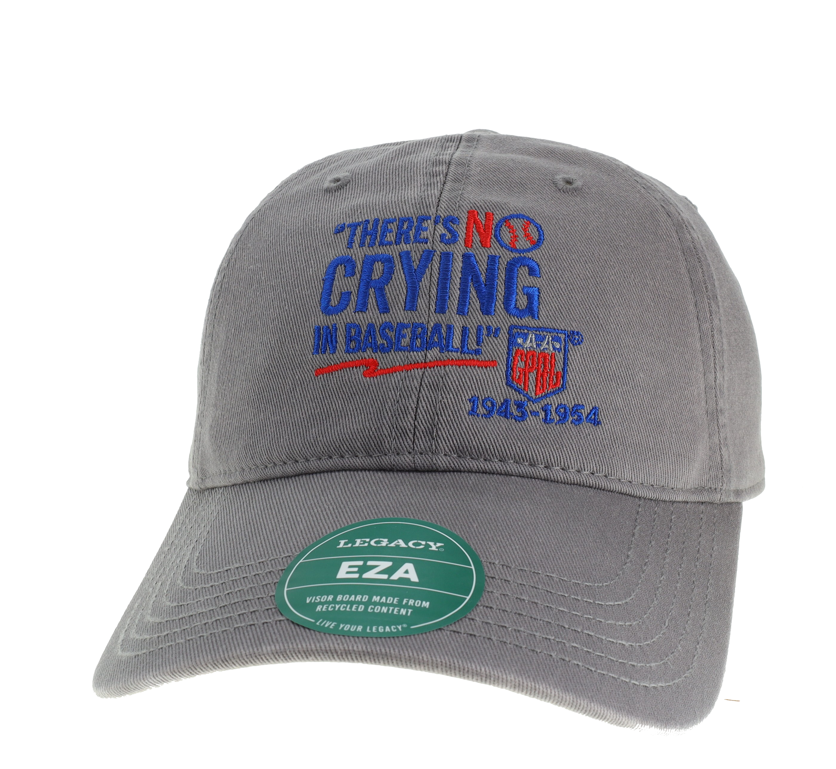 AAGPBL Hat No Crying In Baseball