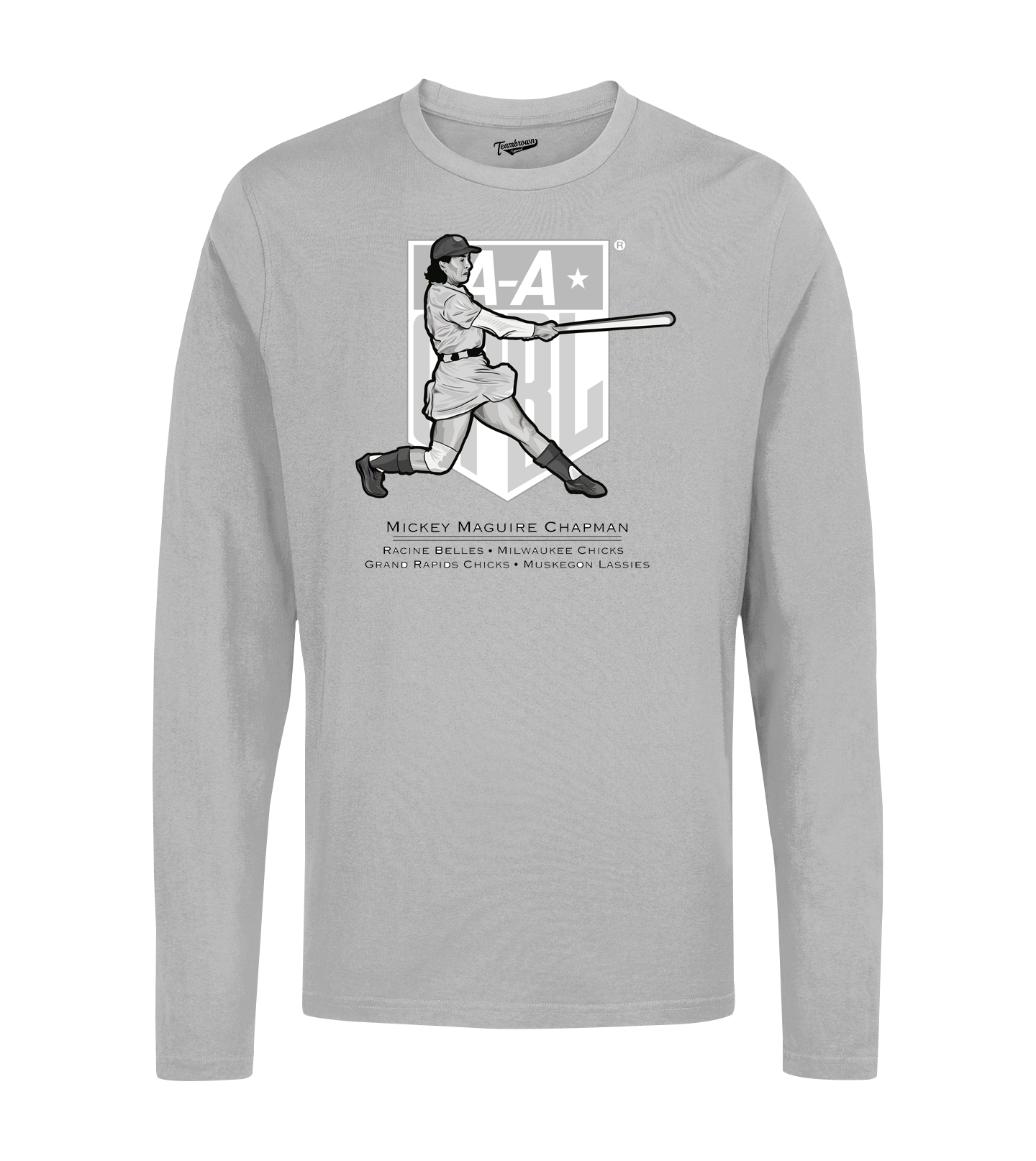 Legends Mickey Maguire Chapman AAGPBL Unisex Long Sleeve Shirt