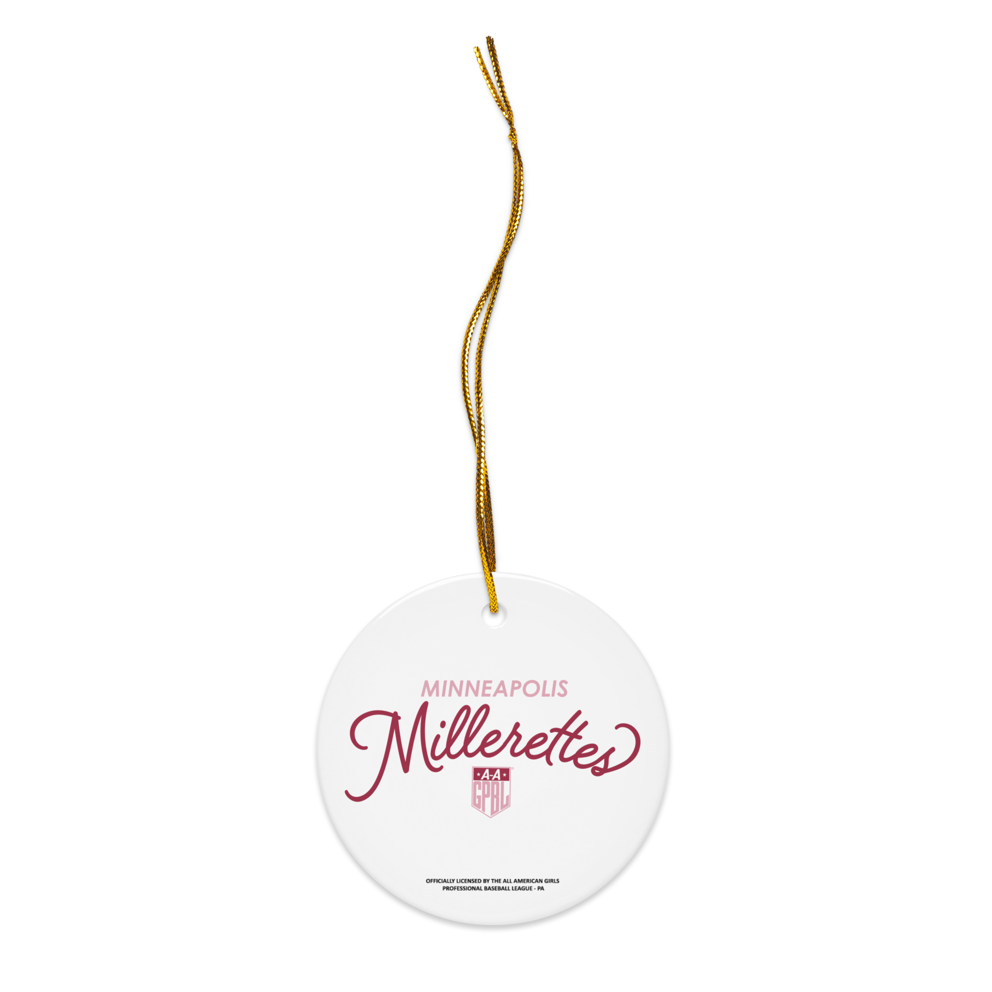 Muskegon Belles - Classic Color - Ceramic 2-Sided Ornament