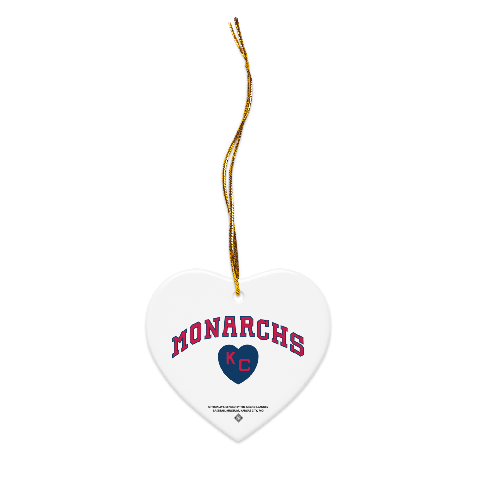 NLBM / Kansas City Monarchs Museum Collection - Ceramic 2-Sided Ornament