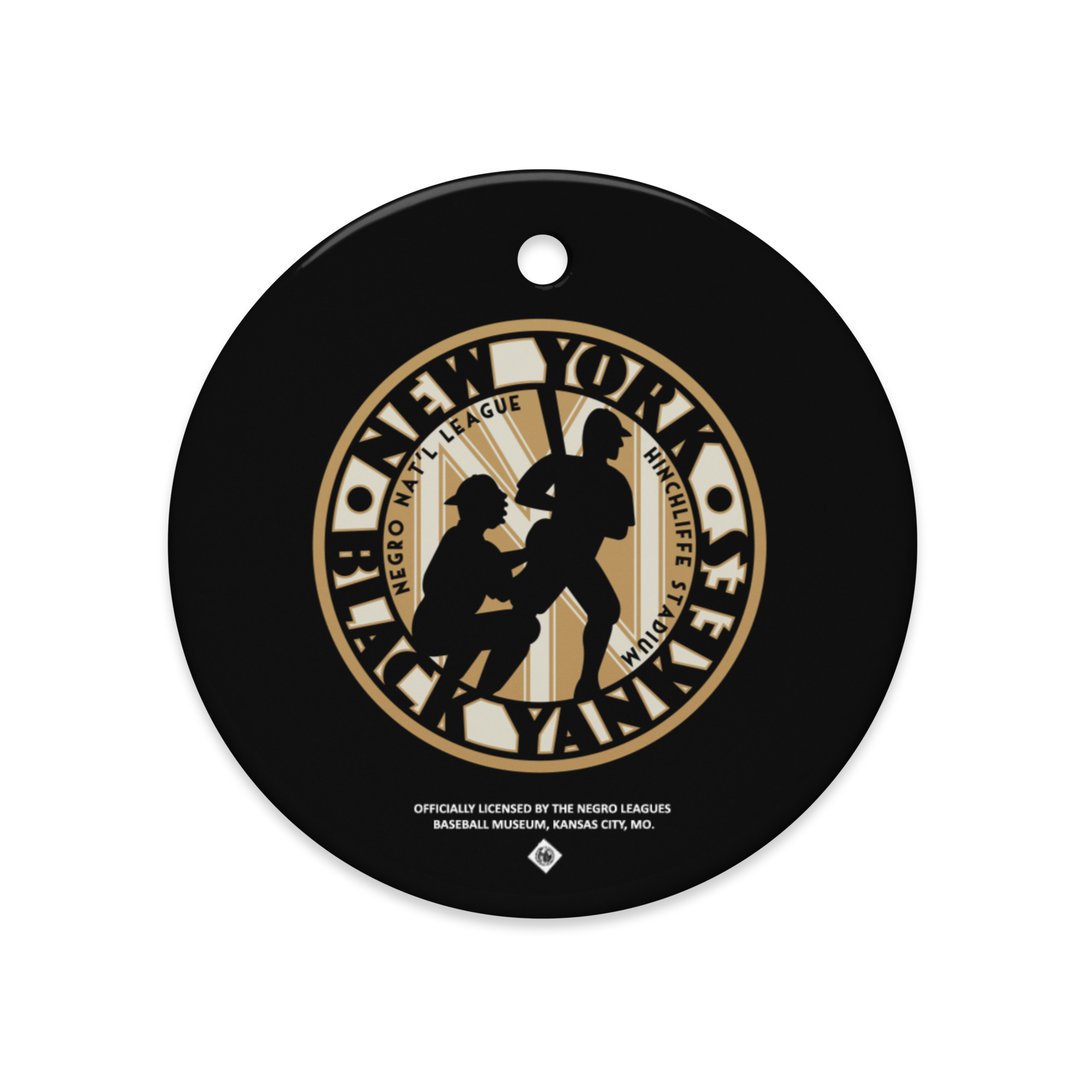 NNL - New York Black Yankees - Ceramic 2-Sided Ornament