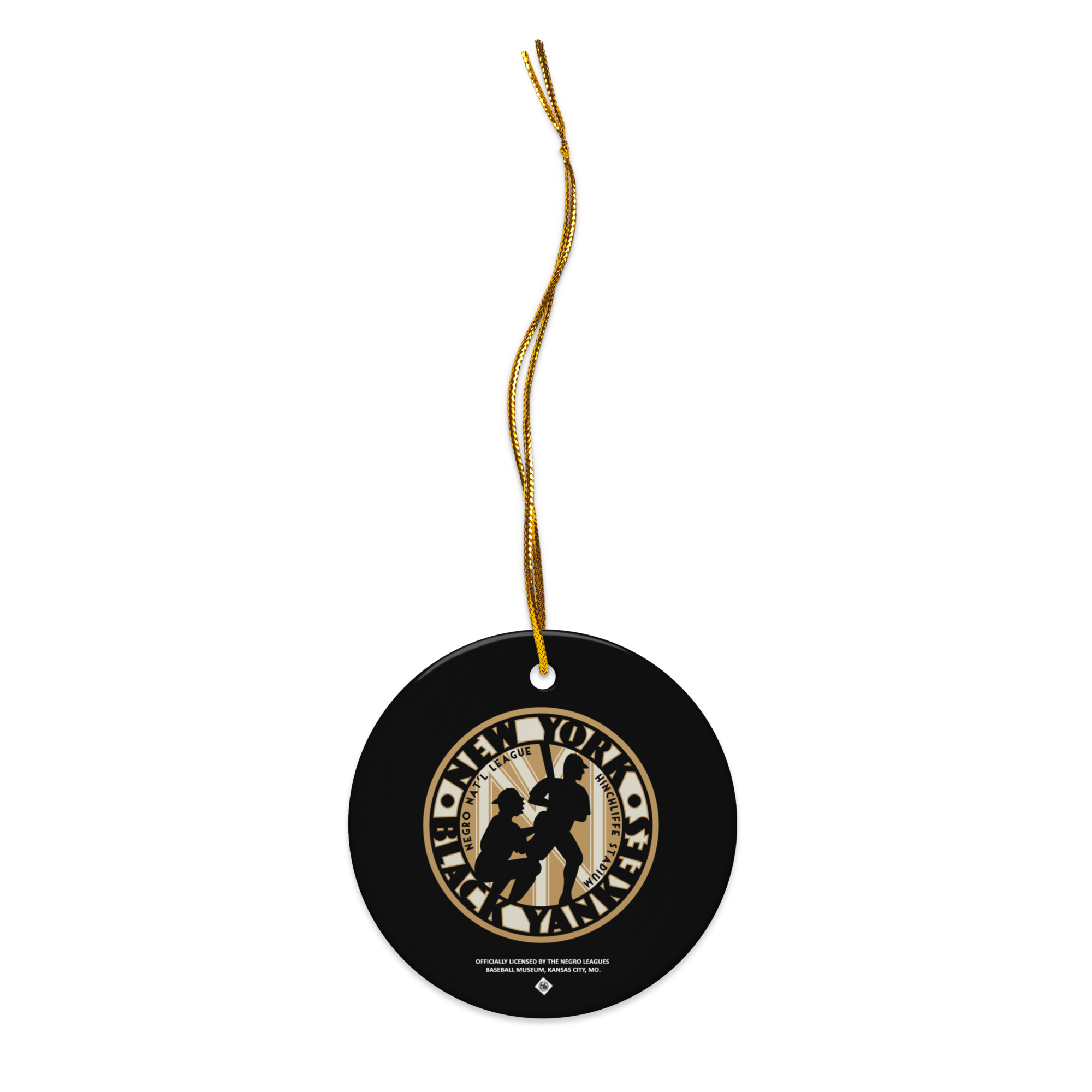 NNL - New York Black Yankees - Ceramic 2-Sided Ornament