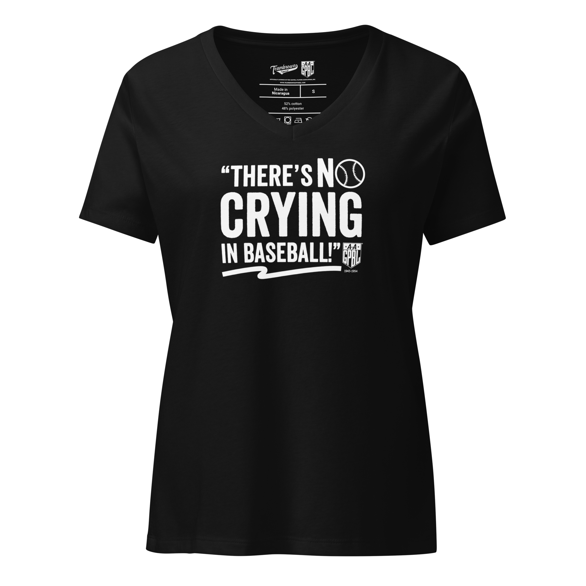 No Crying in Baseball - Classic - Women’s Relaxed V-Neck