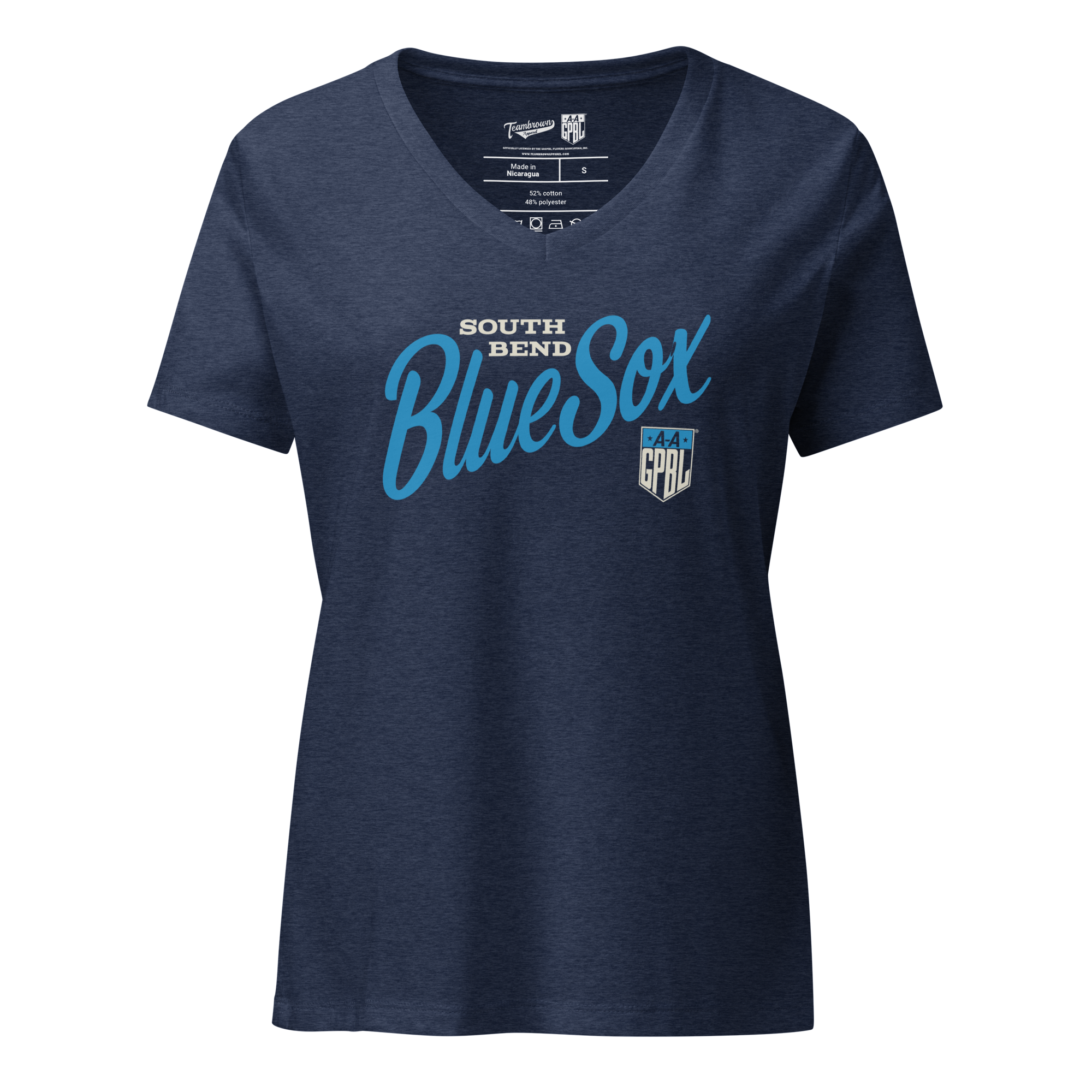 South Bend Blue Sox - Classic Color - Women’s Relaxed V-Neck