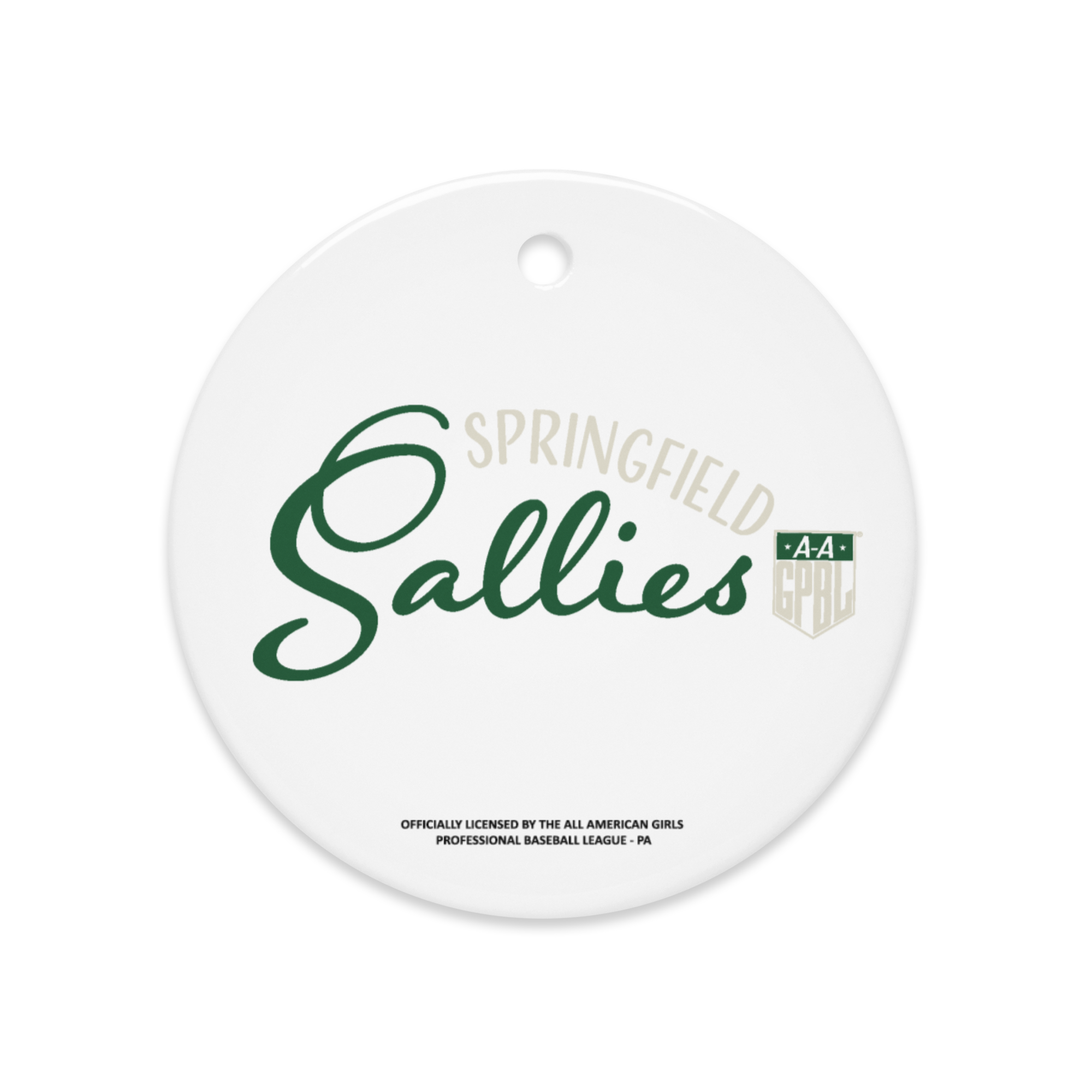 Springfield Sallies - Classic Color - Ceramic 2-Sided Ornament
