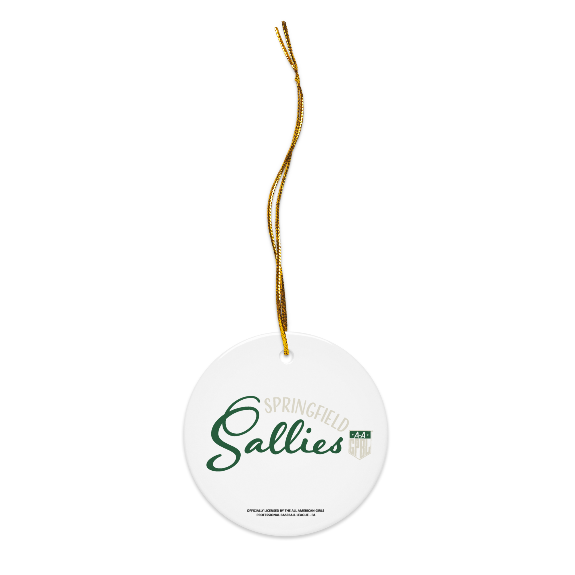 Springfield Sallies - Classic Color - Ceramic 2-Sided Ornament