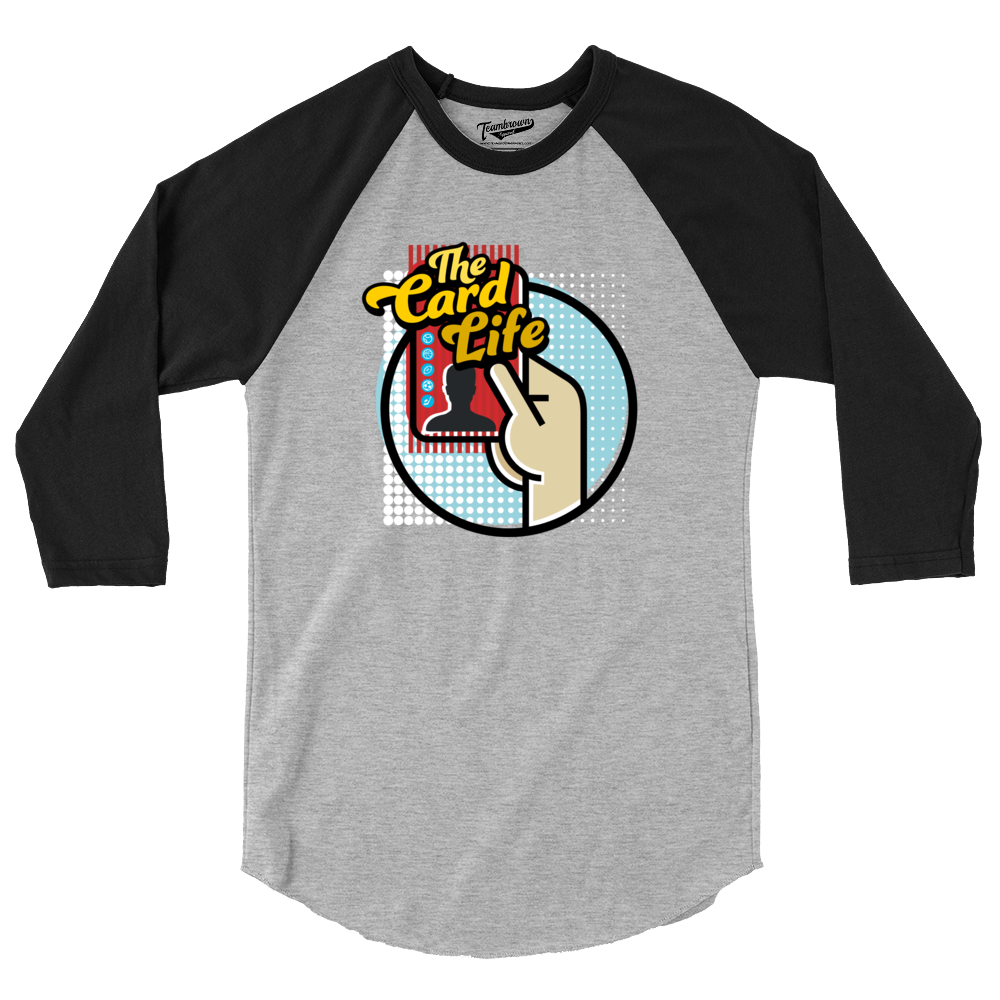 The Card Life - Primary Logo - Unisex Baseball Shirt