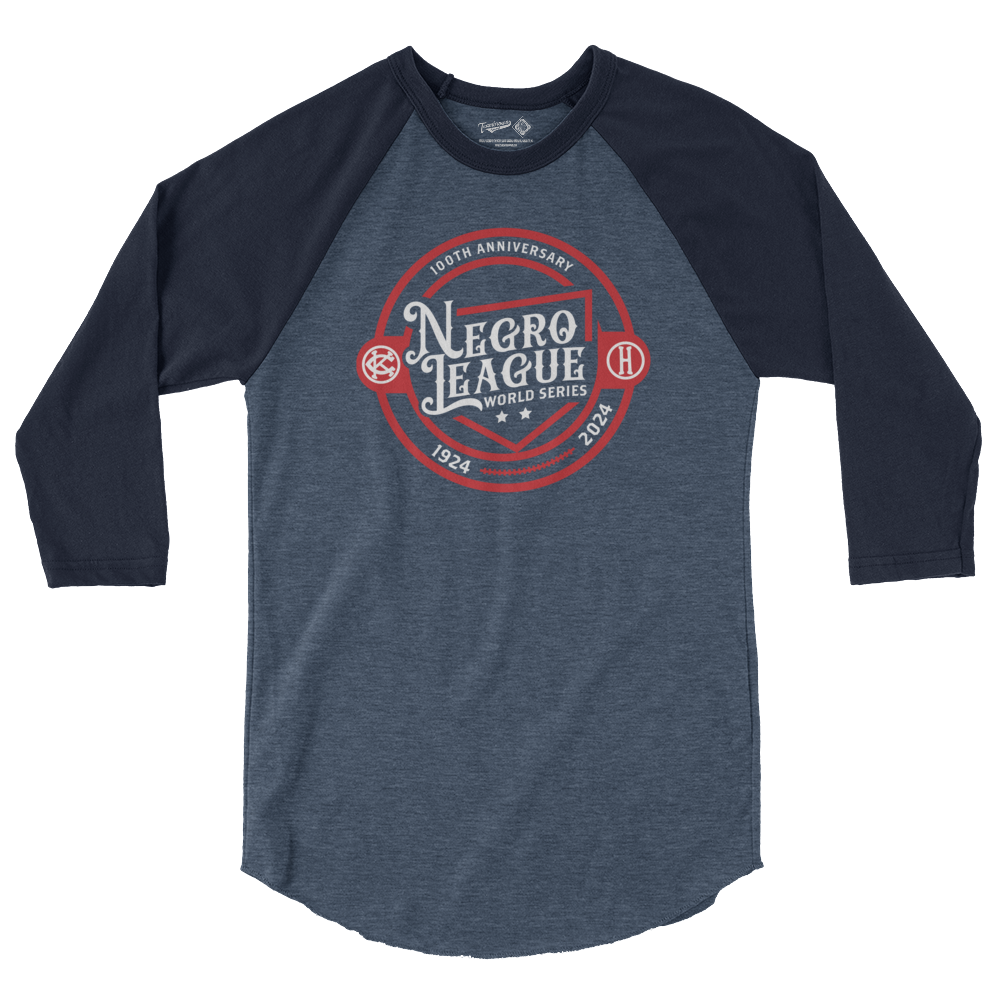 NLBM - NLWS - World Series 100th Anniversary Primary Logo - Unisex Baseball Shirt