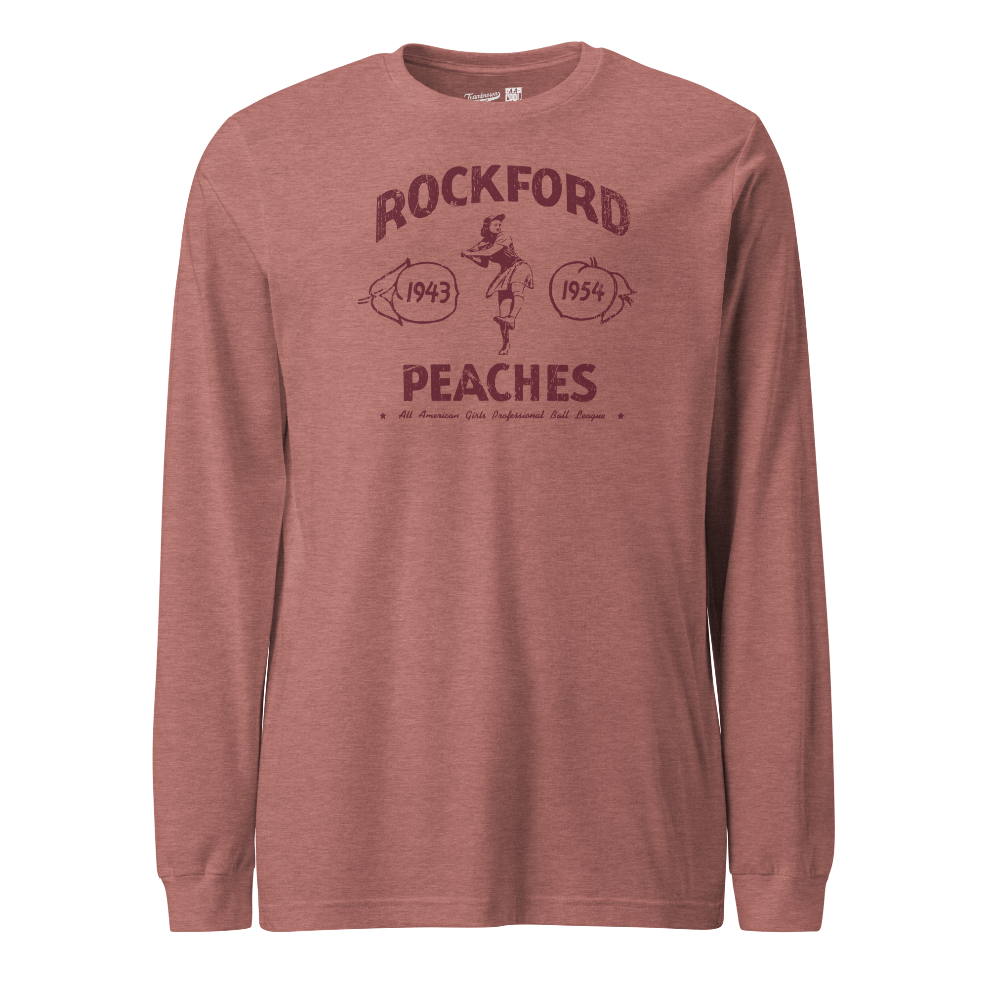 Rockford Peaches Program - Unisex Long Sleeve Crew T-Shirt