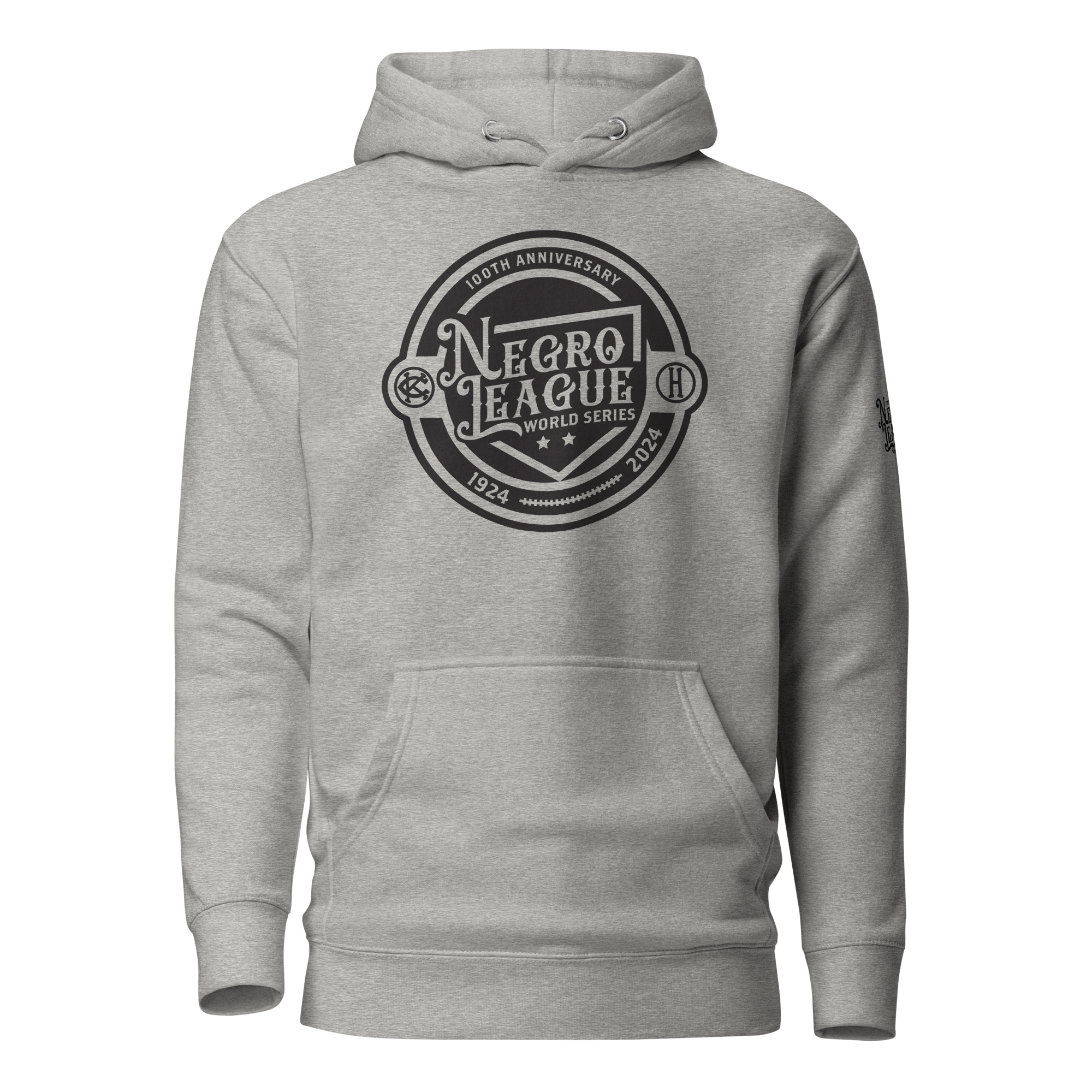 unisex premium hoodie carbon grey front