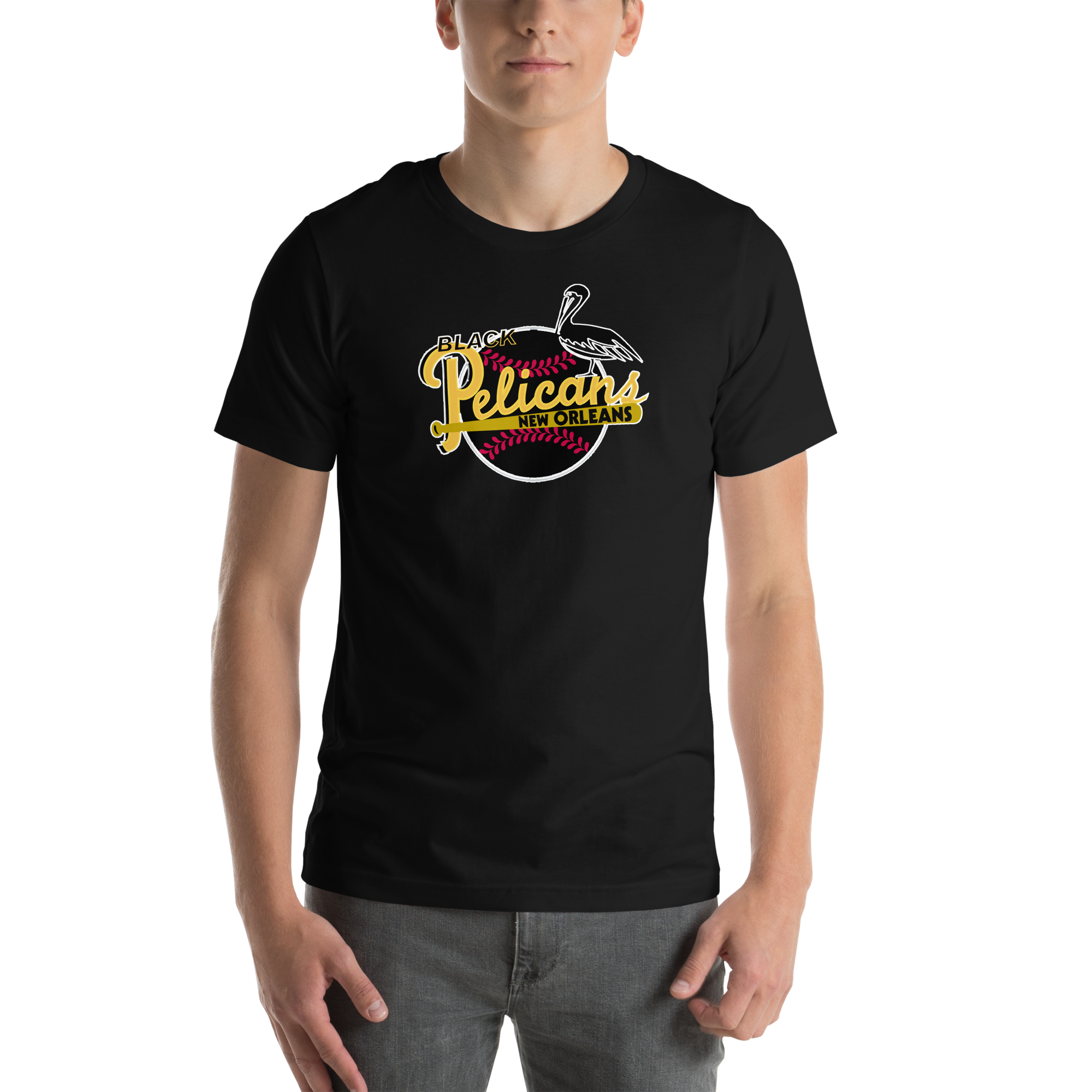 New Orleans Black Pelicans - Unisex T-Shirt