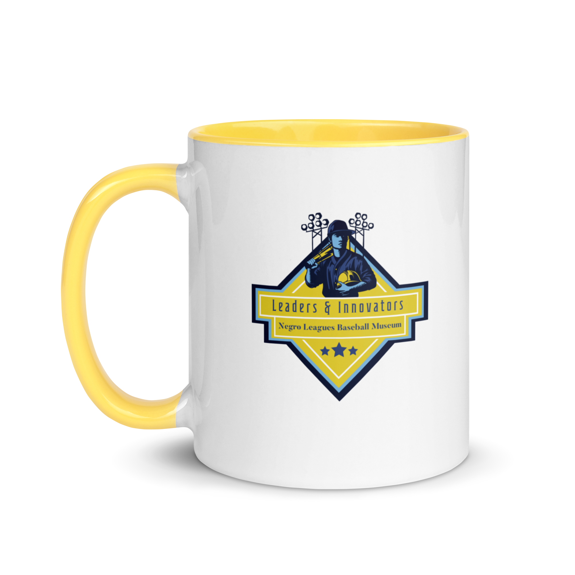 NLBM - Leaders and Innovators - 11oz Yellow Handle Mug