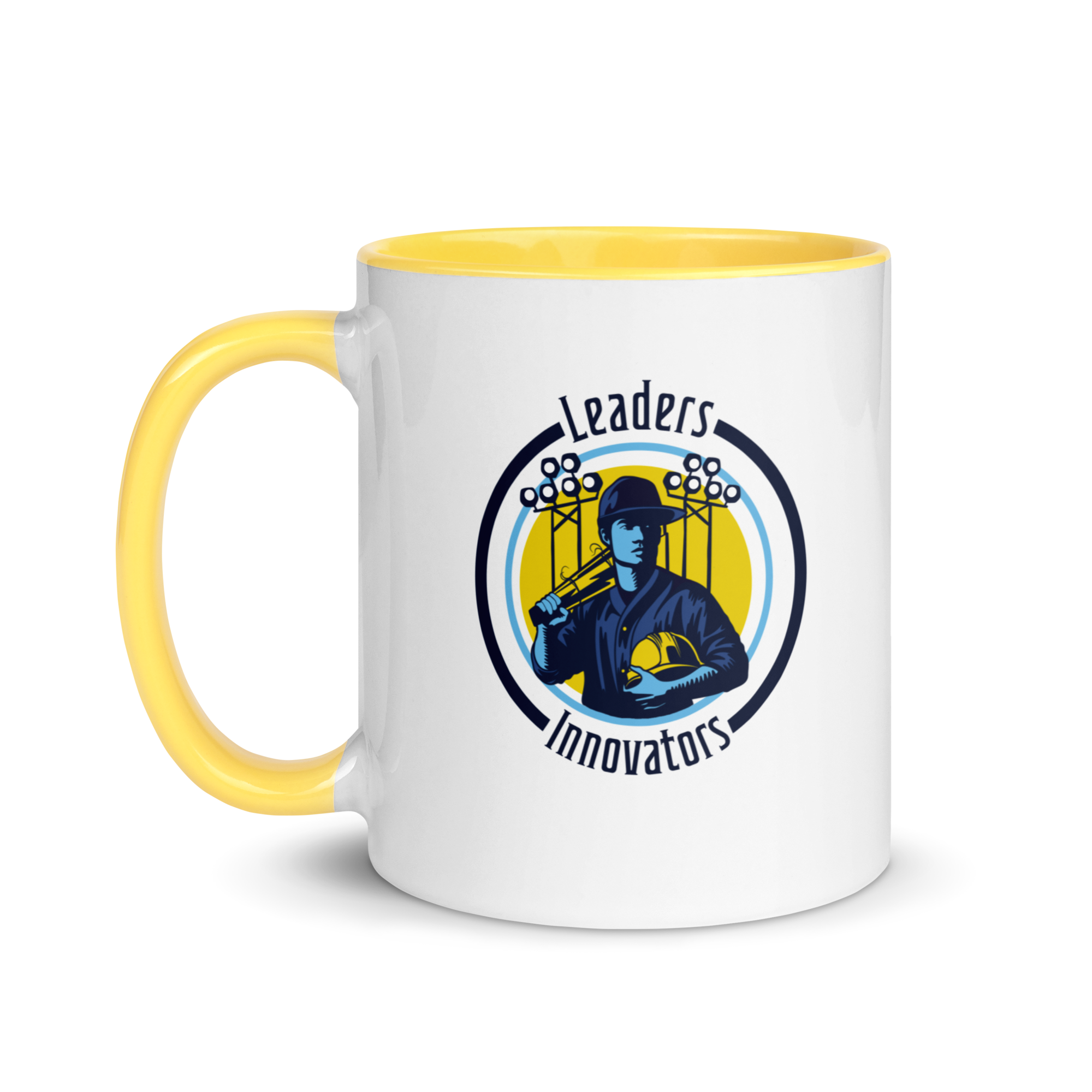 NLBM - Leaders and Innovators - 11oz Yellow Handle Mug