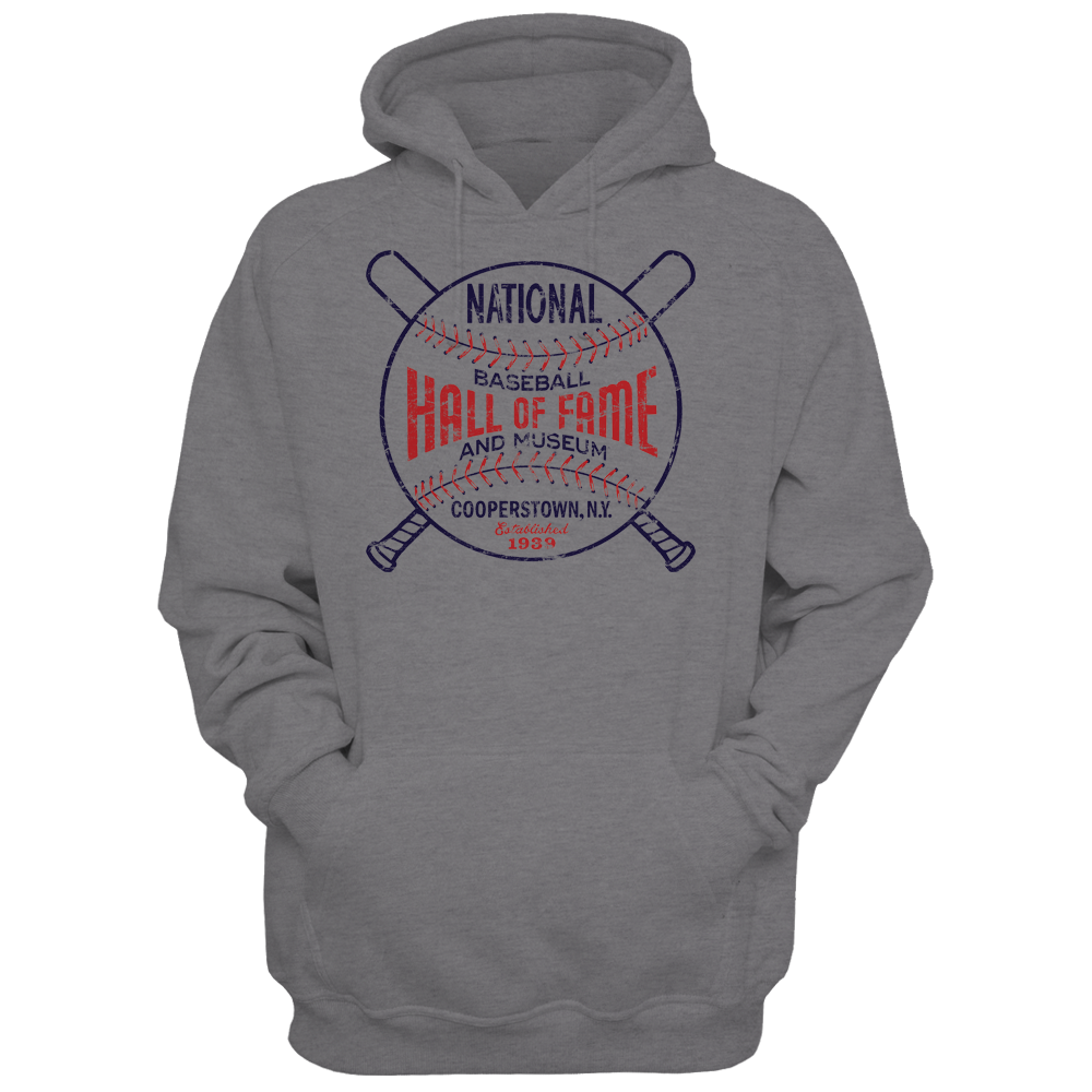 Baseball Hall of Fame Circle Logo - Unisex Premium Hoodie | Officially Licensed - National Baseball Hall of Fame and Museum