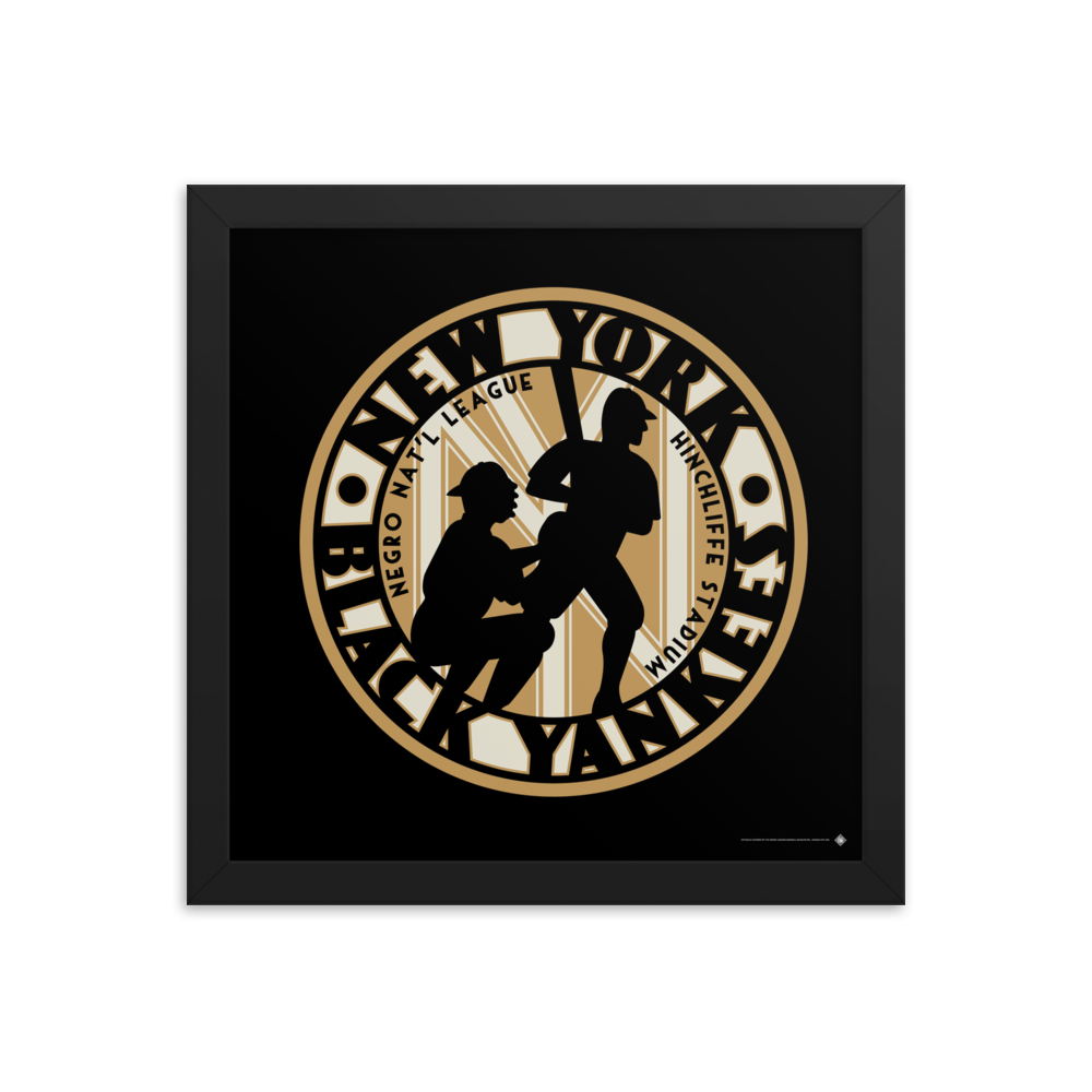 NNL New York Black Yankees - Giclée-Print Framed | Officially Licensed - NLBM