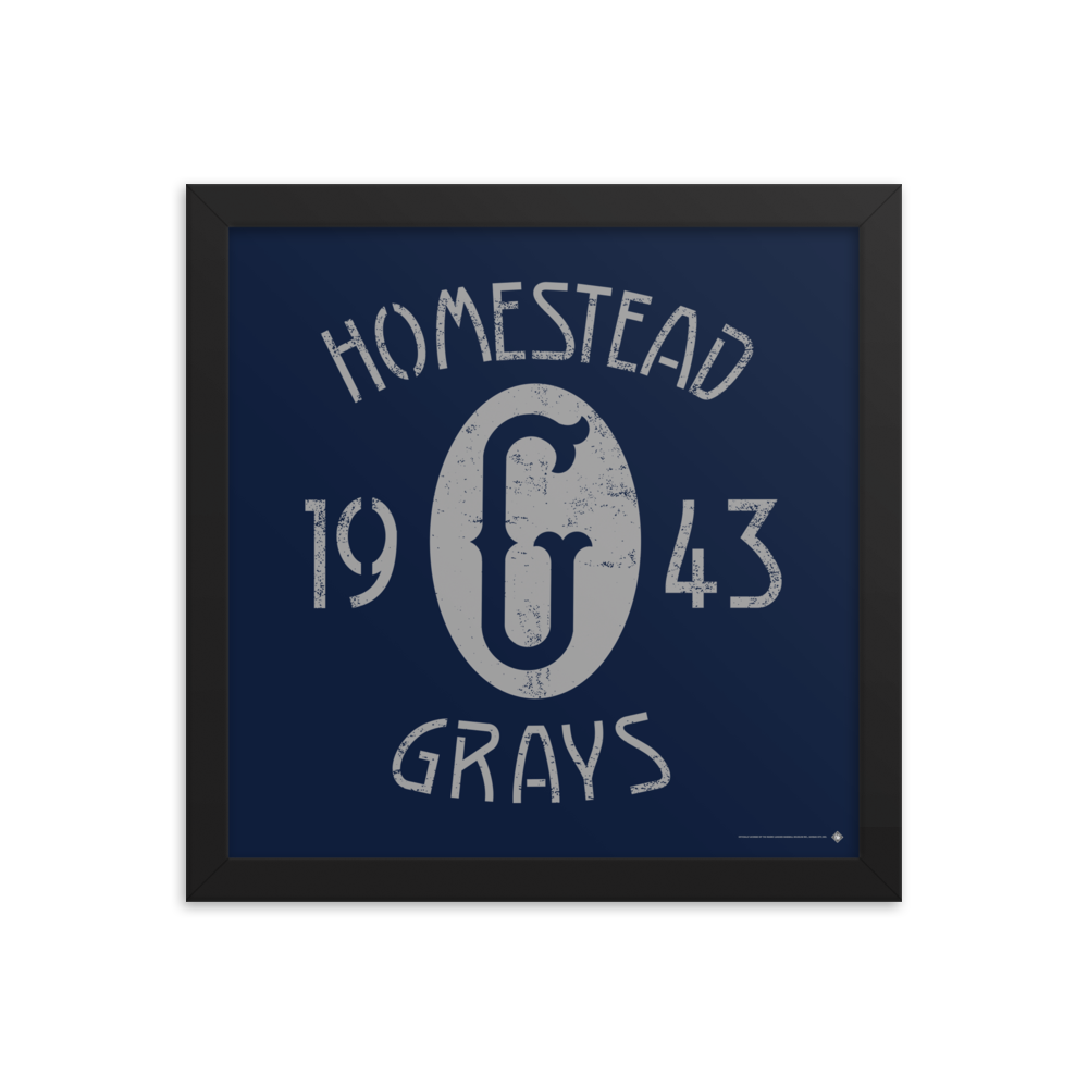 Homestead Grays / Griffith Stadium 1943 Champions - Giclée-Print Framed | Officially Licensed - NLBM