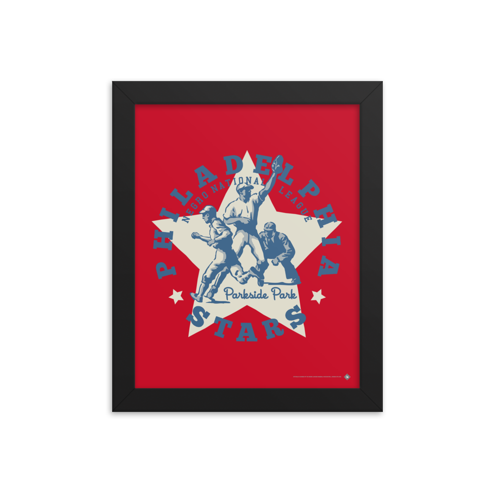 NNL Philadelphia Stars - Giclée-Print Framed | Officially Licensed - NLBM