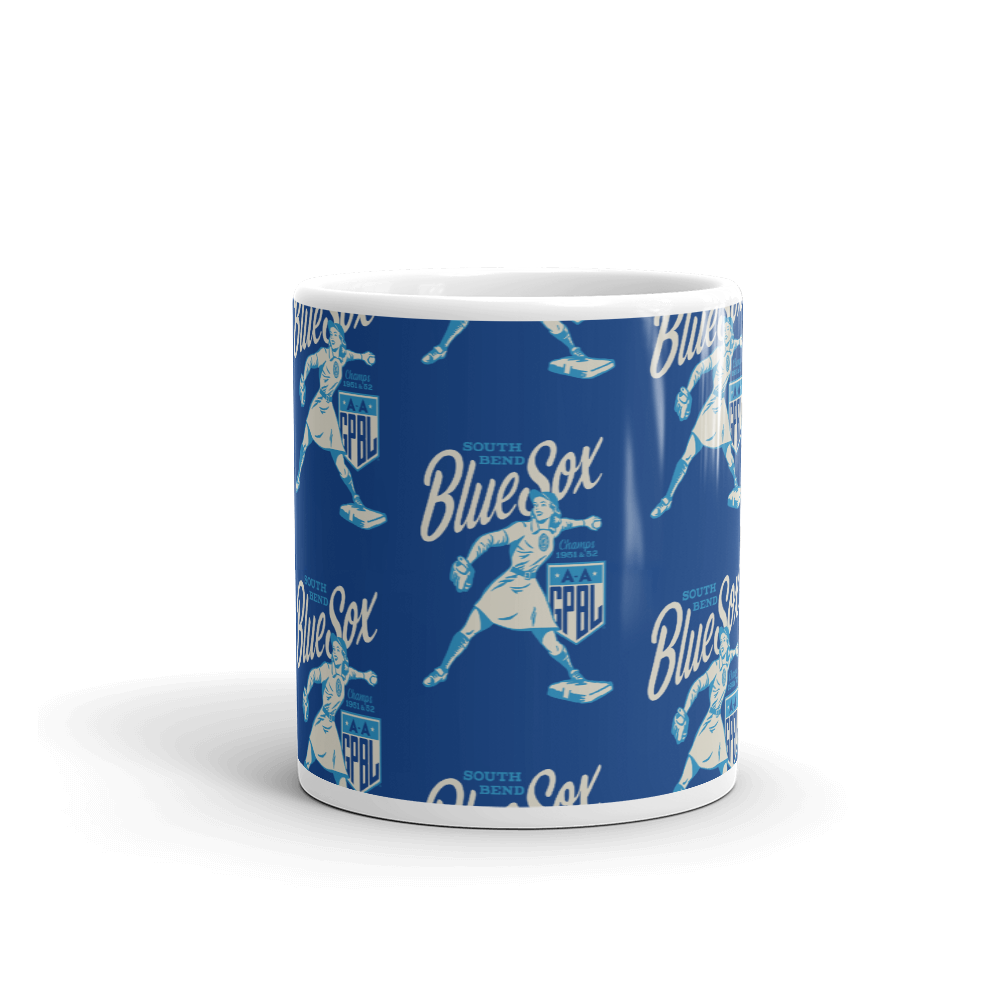 Diamond - South Bend Blue Sox - WOTD 11oz Mug | Officially Licensed - AAGPBL