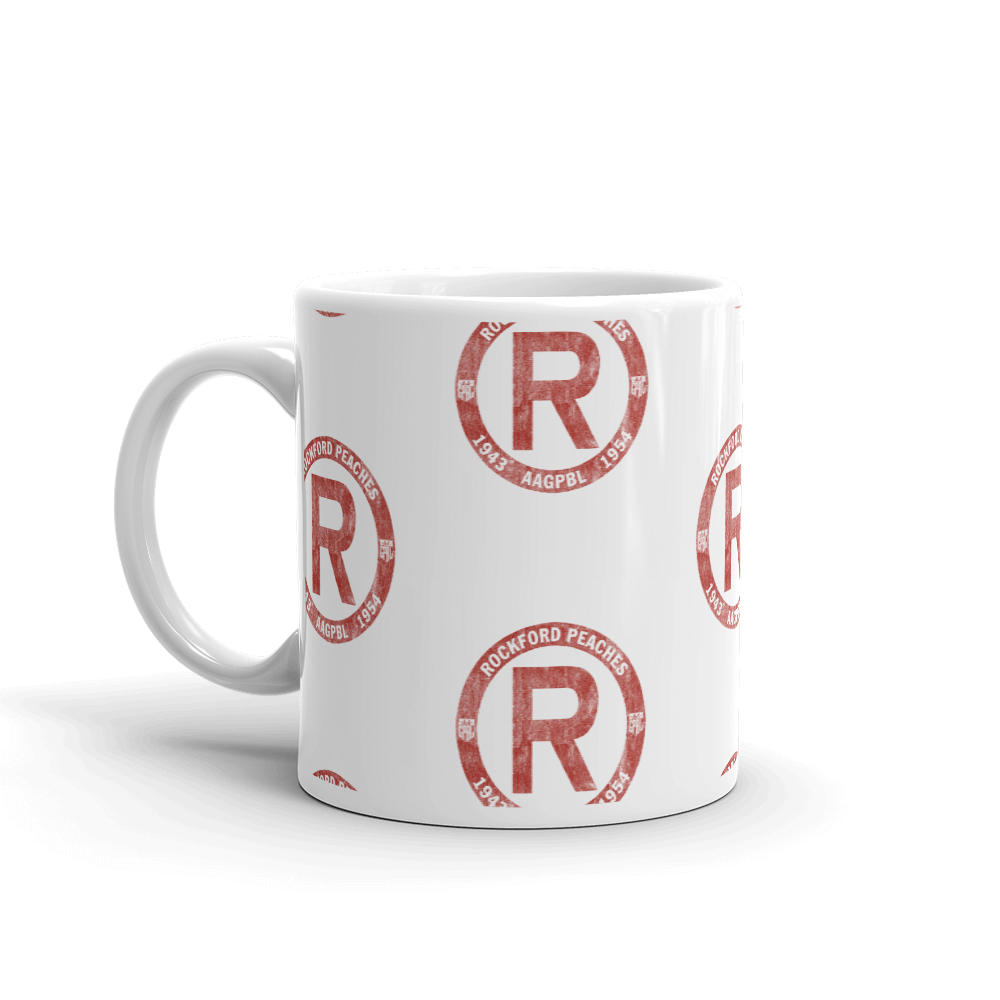 AAGPBL - Rockford Peaches '43-'54 - 11oz Mug | Officially Licensed - AAGPBL