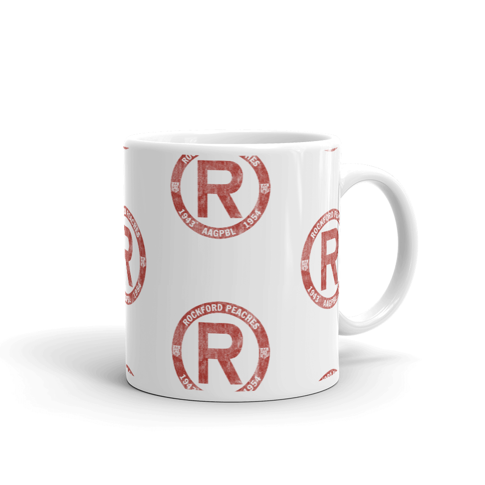 AAGPBL - Rockford Peaches '43-'54 - 11oz Mug | Officially Licensed - AAGPBL