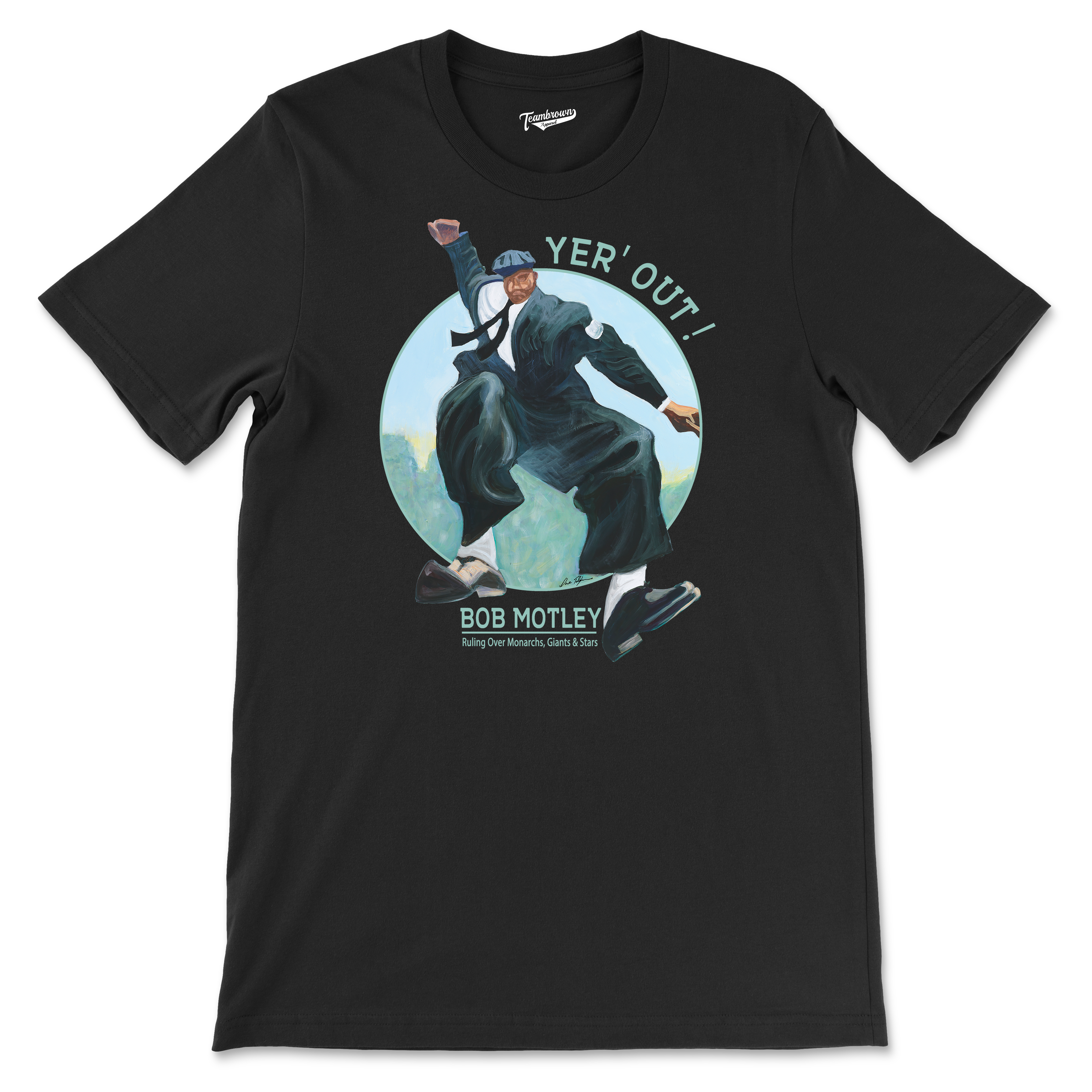 Bob Motley - Yer' Out! - Unisex T-Shirt | Officially Licensed - YABBA BIRI PRODUCTIONS, INC.