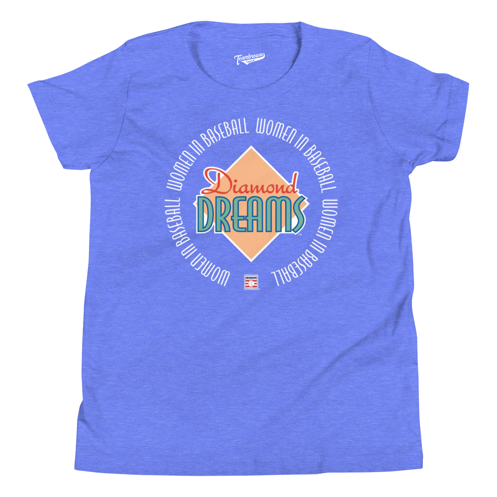 Diamond Dreams - Women In Baseball - Kids T-Shirt | Officially Licensed - National Baseball Hall of Fame and Museum