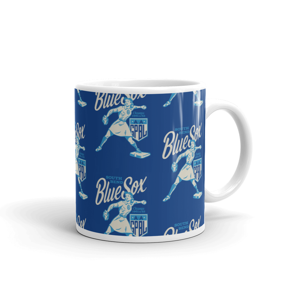 Diamond - South Bend Blue Sox - WOTD 11oz Mug | Officially Licensed - AAGPBL