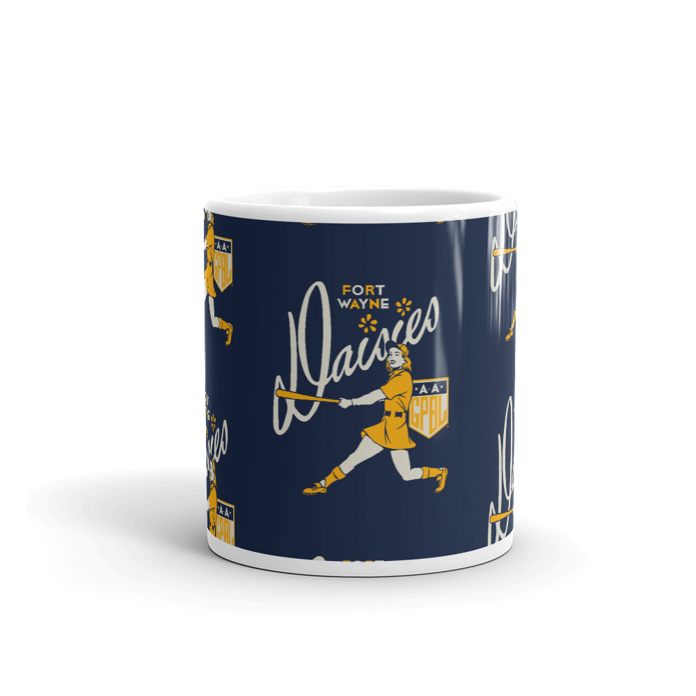 Diamond - AAGPBL Fort Wayne Daisies - WOTD 11oz Mug | Officially Licensed - AAGPBL