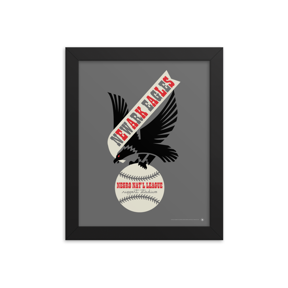 NNL Newark Eagles by - Giclée-Print Framed | Officially Licensed - NLBM