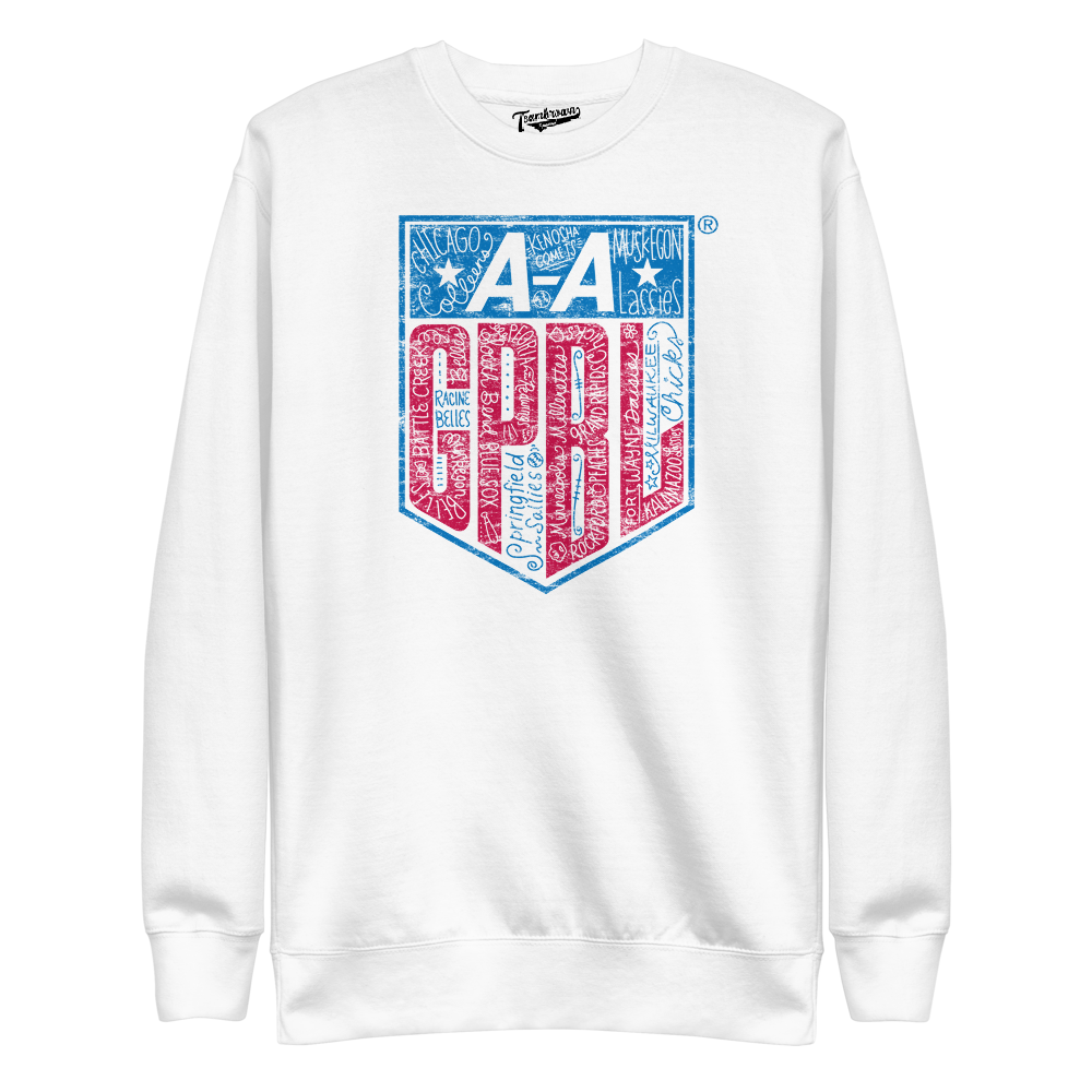 AAGPBL 1943-1954 - Pullover Crewneck | Officially Licensed - AAGPBL