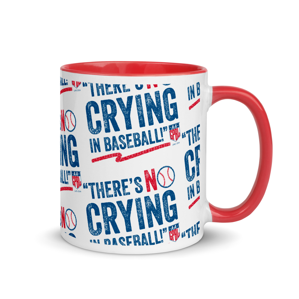 No Crying - AAGPBL Logo 11oz Mug | Officially Licensed - AAGPBL