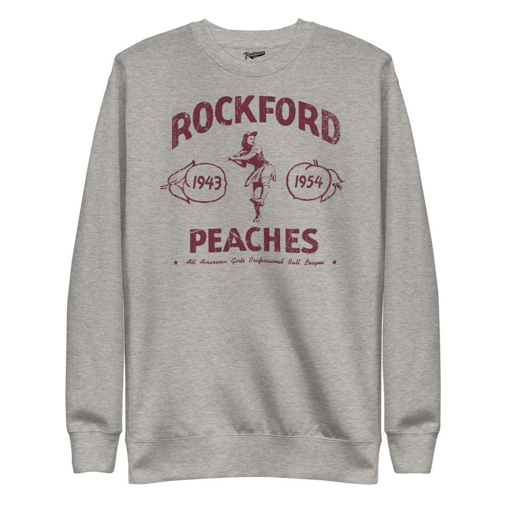Rockford Peaches Program - Pullover Crewneck | Officially Licensed - AAGPBL
