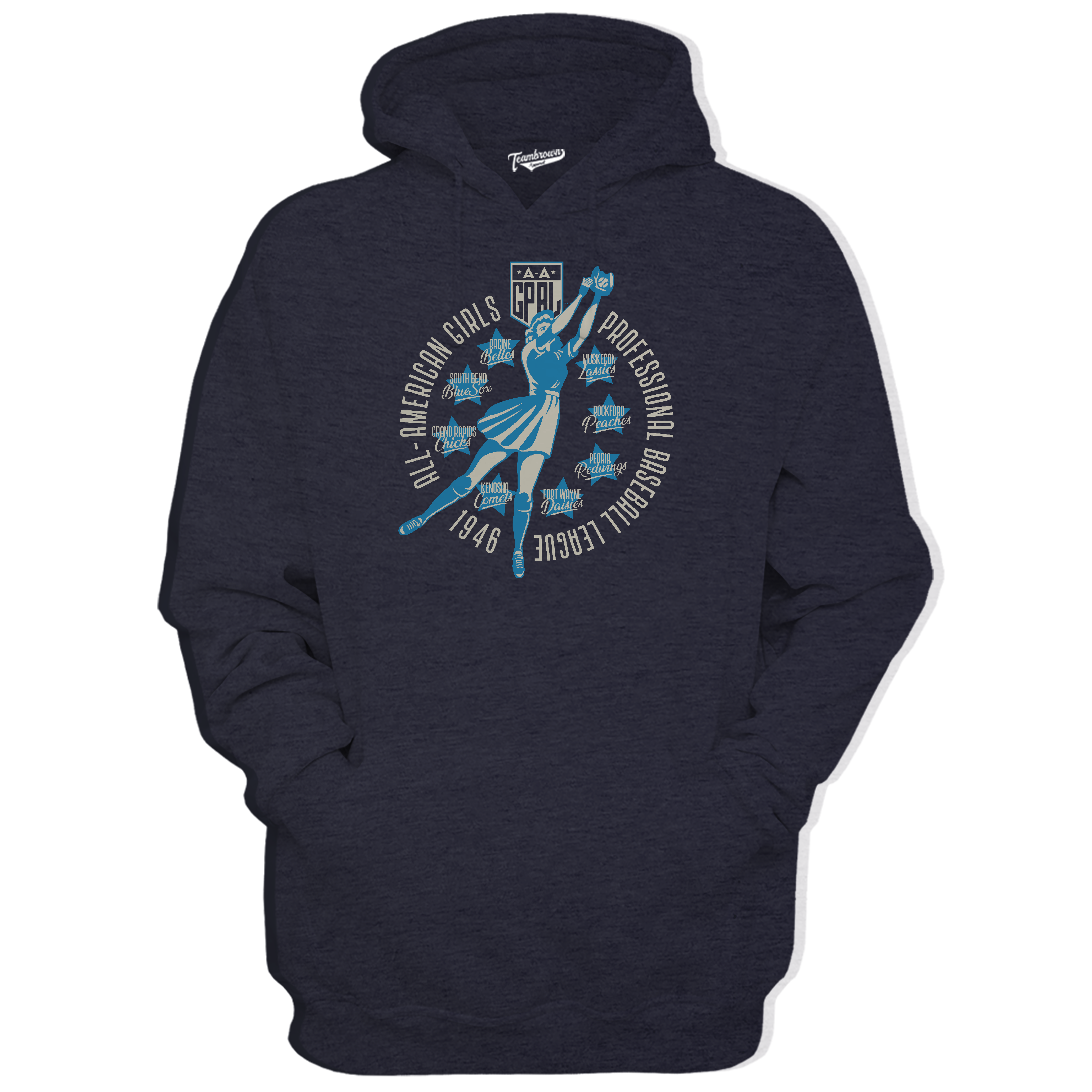 Diamond - AAGPBL 1946 Unisex Premium Hoodie | Officially Licensed - AAGPBL