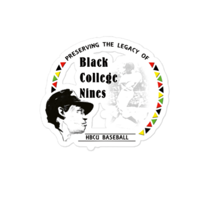 Black College Nines Stickers 3x3