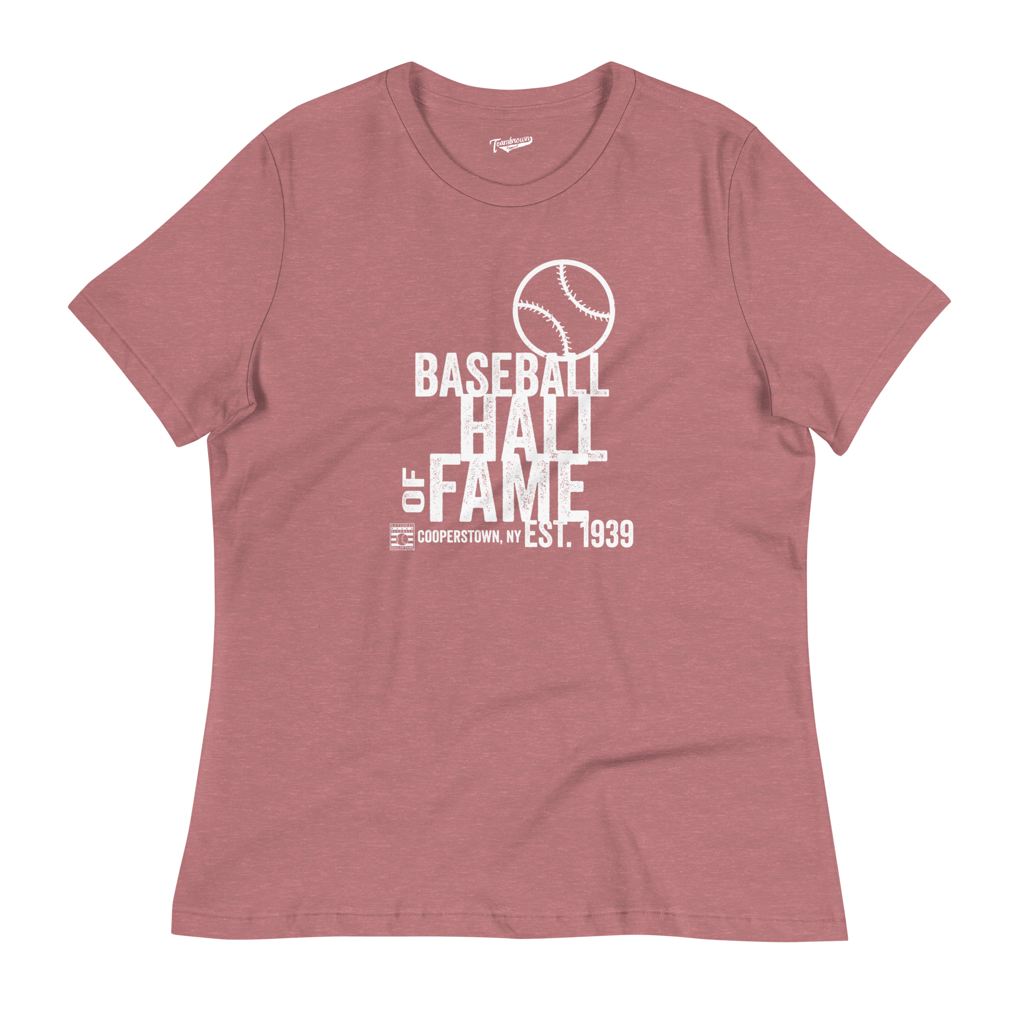Baseball Hall of Fame - Retro - Women's Relaxed Fit T-Shirt