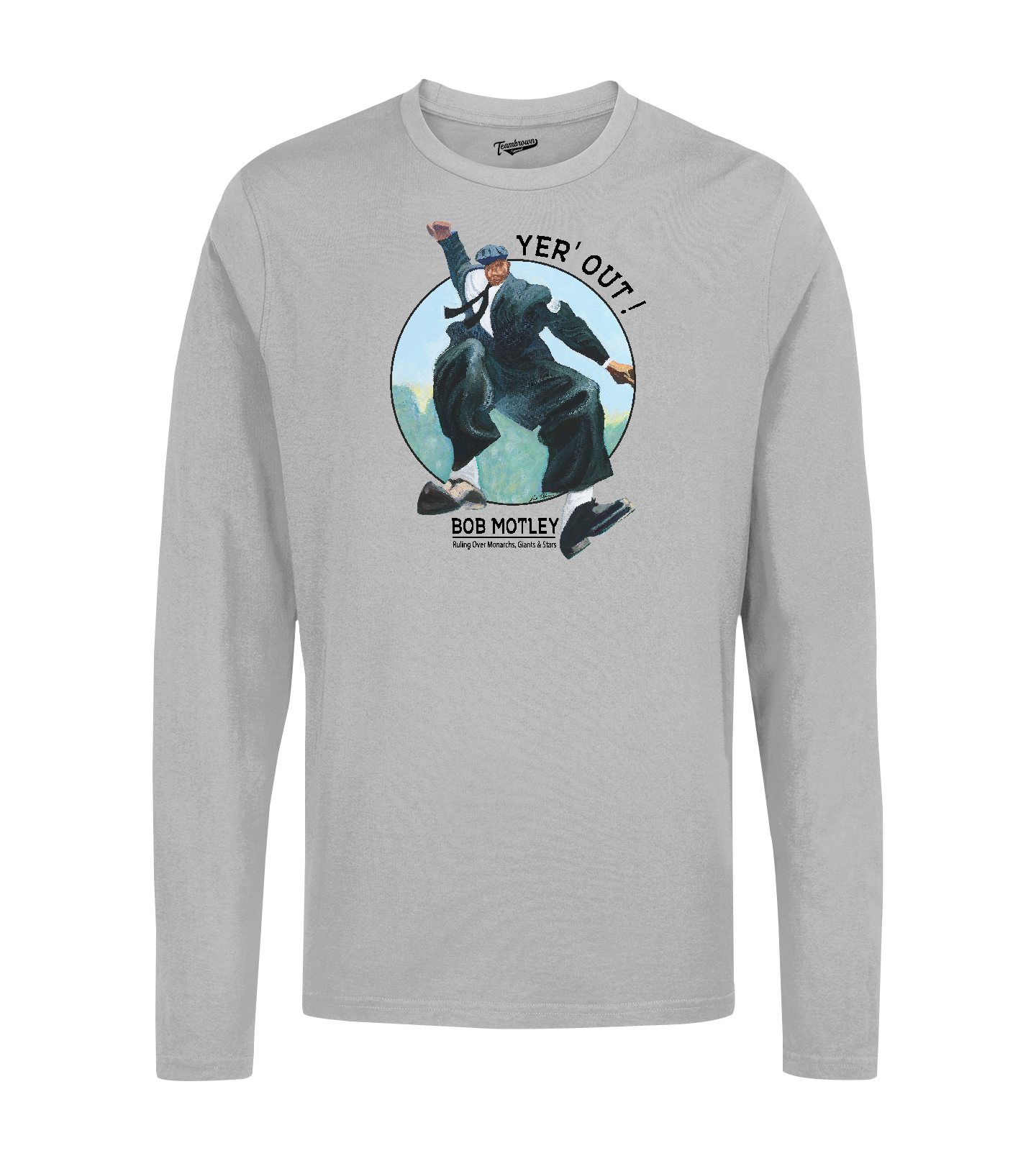 Bob Motley - Yer' Out! - Unisex Long Sleeve Shirt | Officially Licensed - YABBA BIRI PRODUCTIONS, INC.