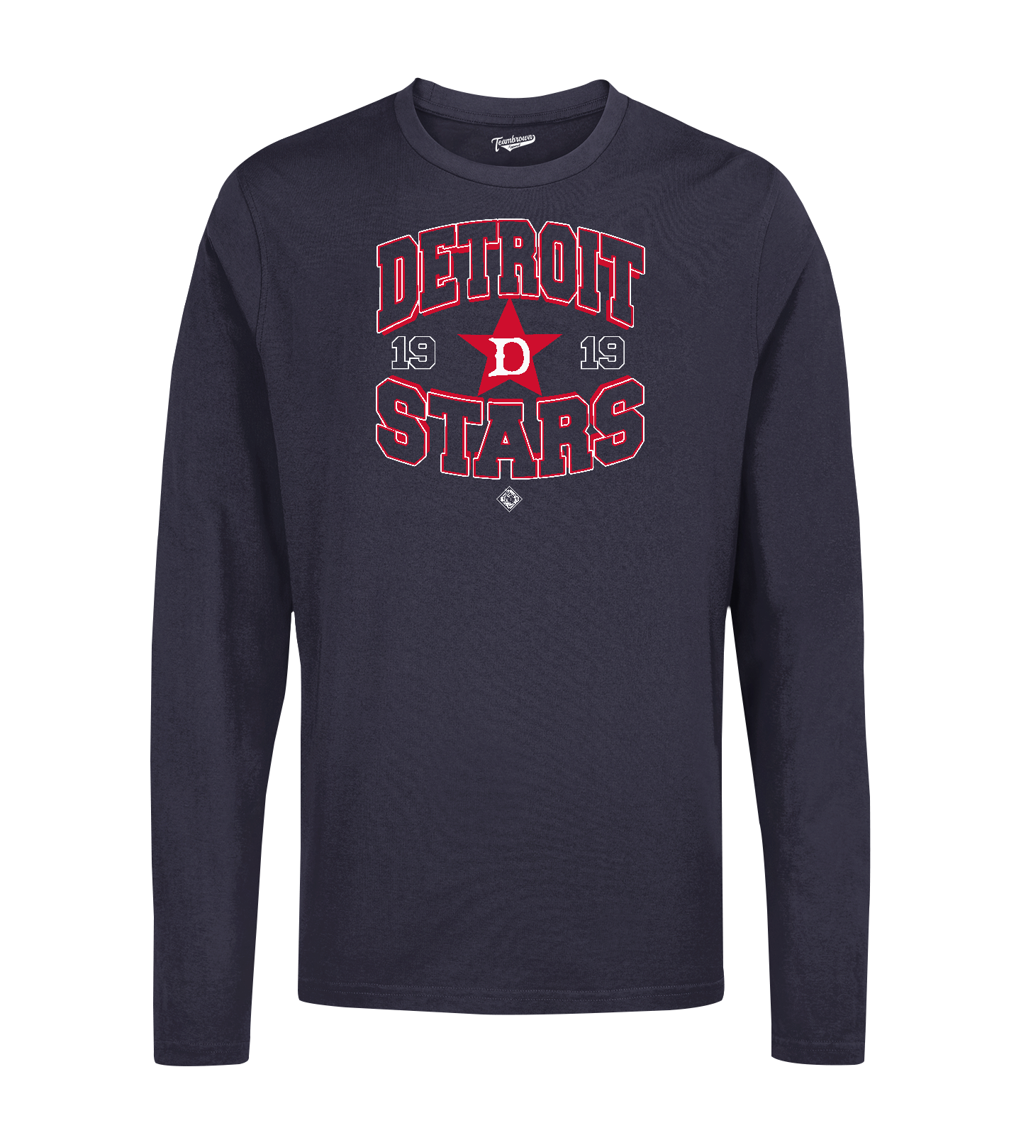 Detroit Stars 1919 - Long Sleeve, Navy / Adult 4X / Long Sleeve T-Shirt