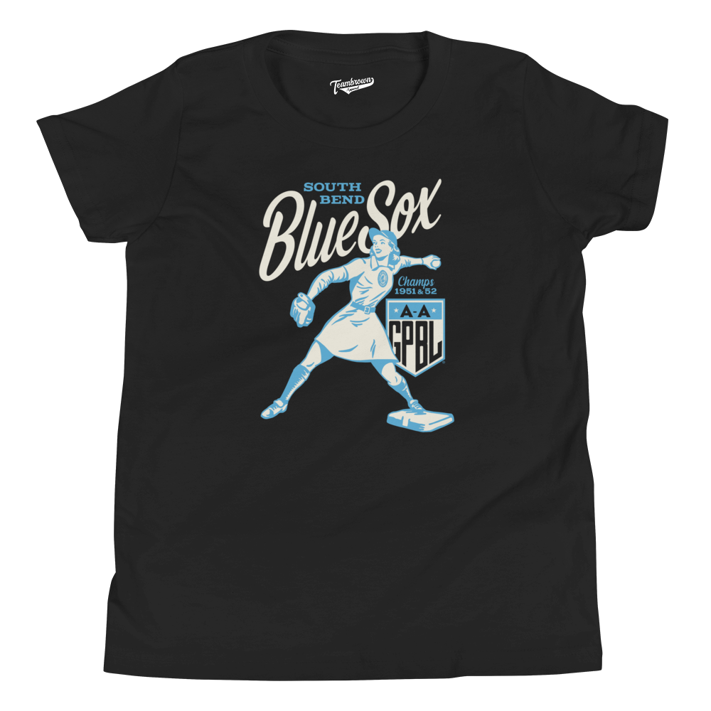 Diamond - South Bend Blue Sox Kids T-Shirt | Officially Licensed - AAGPBL