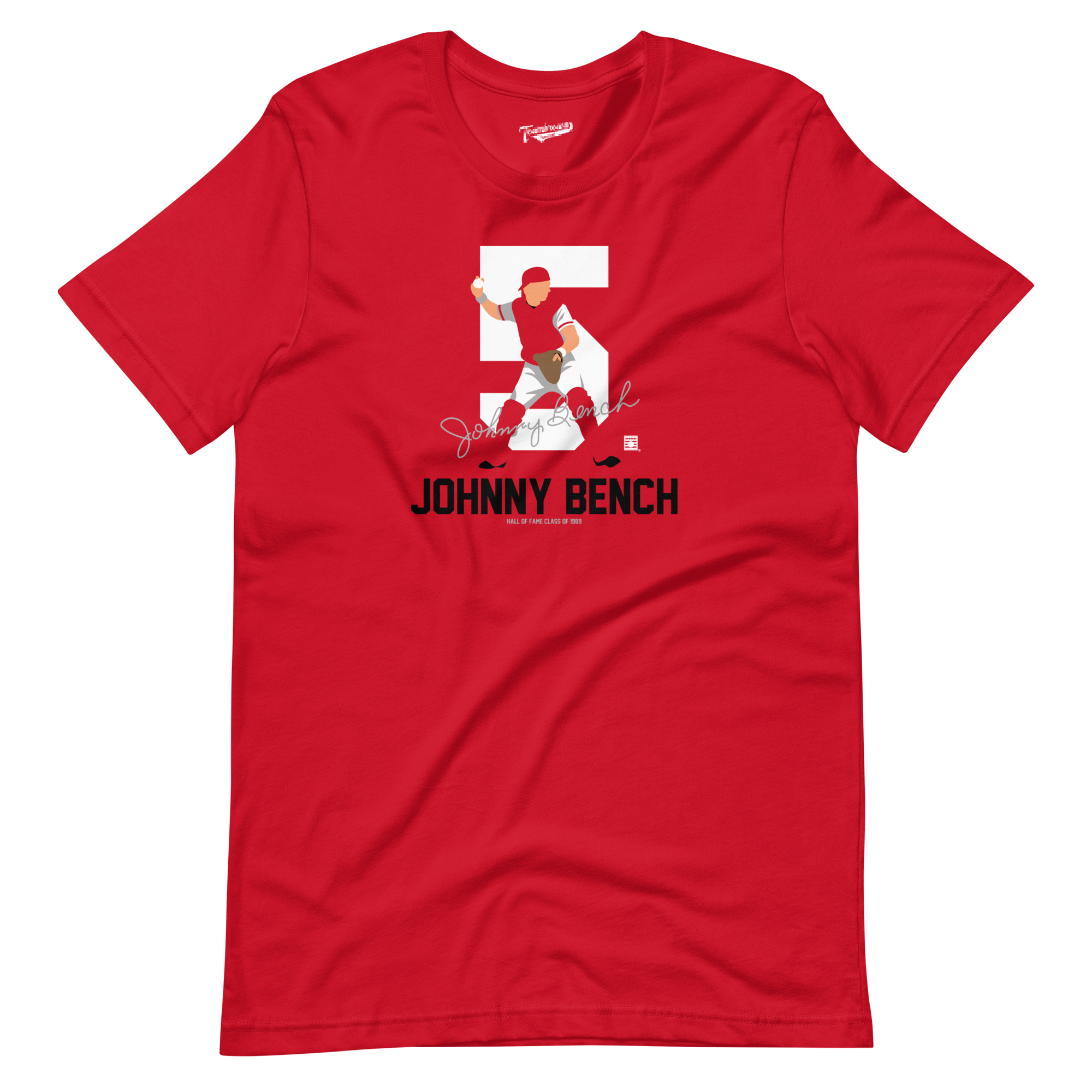 Johnny bench Silhoette Red T-shirt