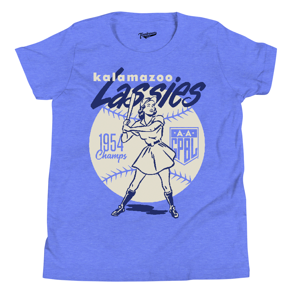 Diamond - Kalamazoo Lassies Kids T-Shirt | Officially Licensed - AAGPBL