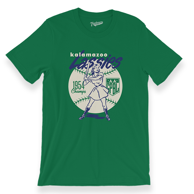 Diamond - Kalamazoo Lassies - Unisex T-Shirt | Officially Licensed - AAGPBL