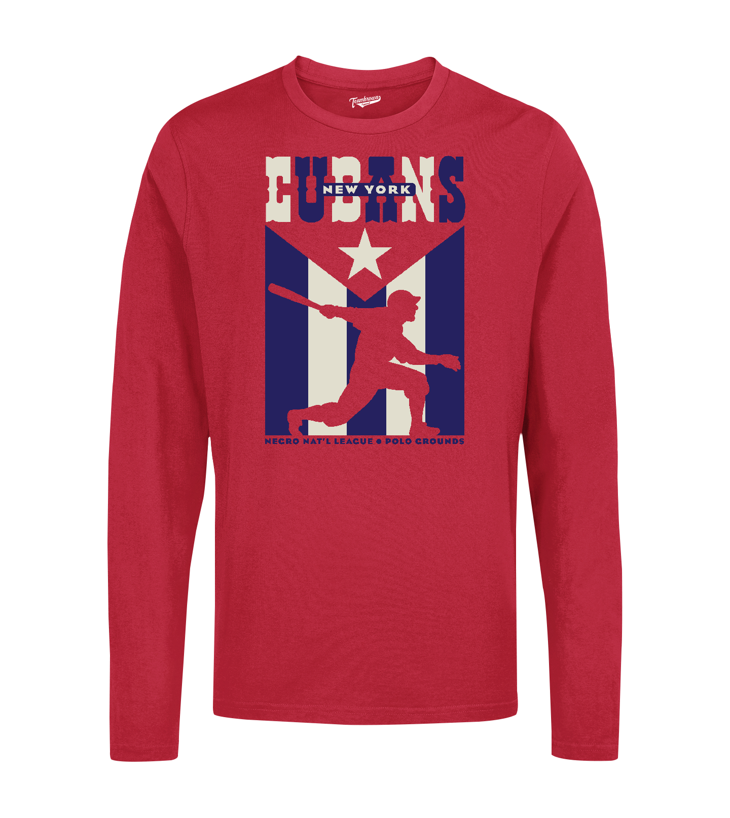 NNL New York Cubans - Unisex Long Sleeve Crew T-Shirt | Officially Licensed - NLBM